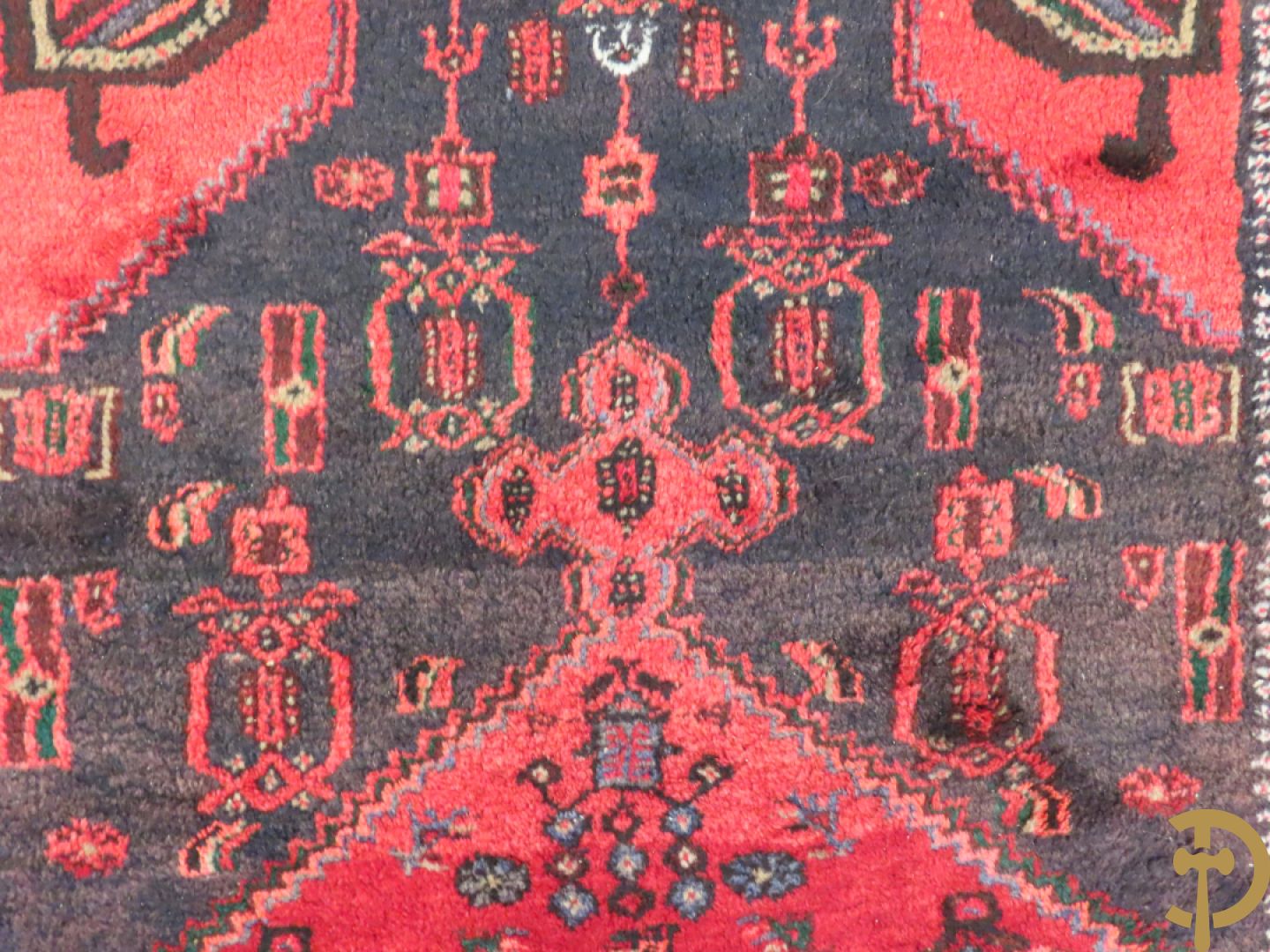 Twee oosterse handgeknoopte tapijten Hamadan