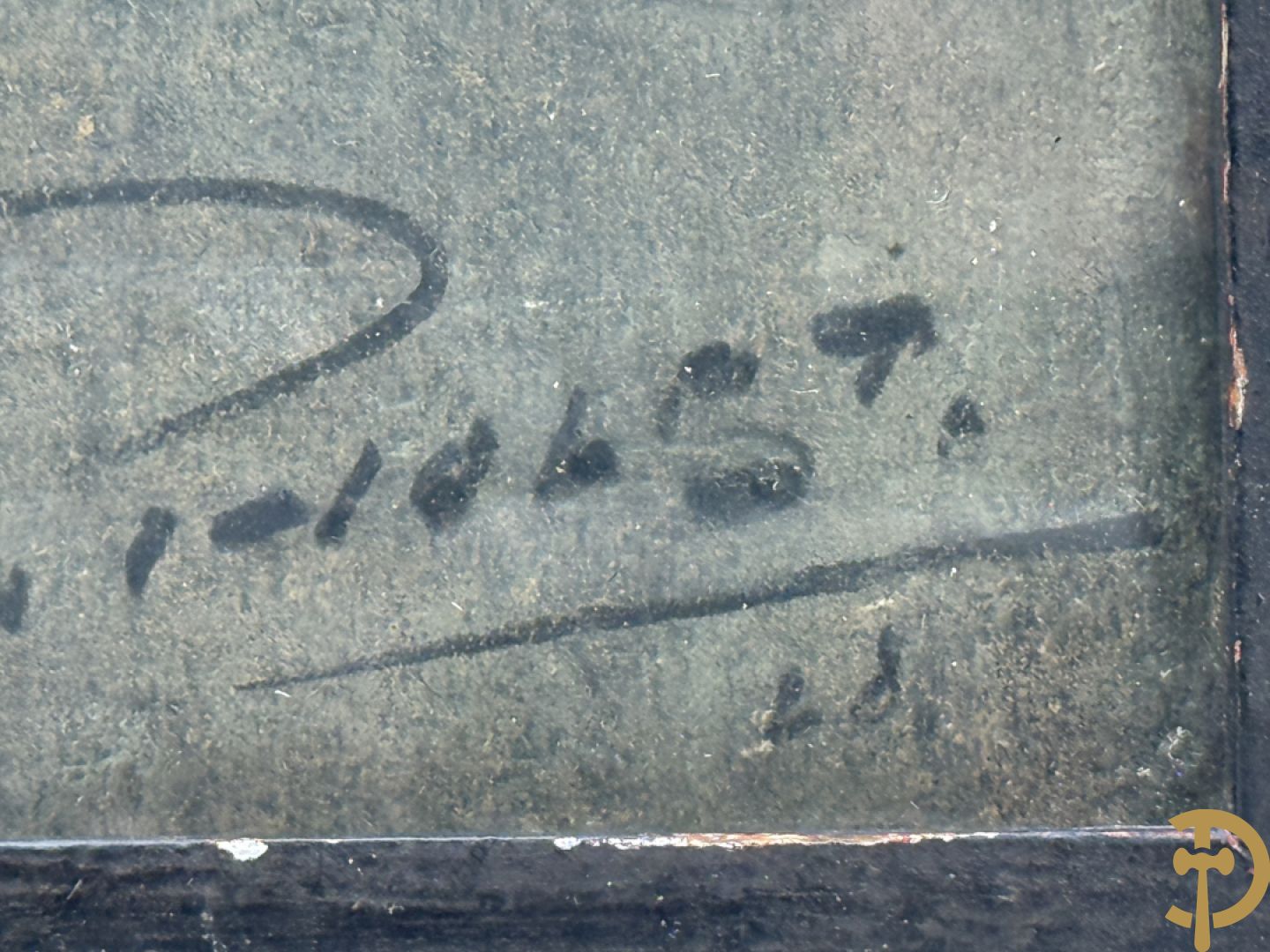 VAN HOLST G. getekend 