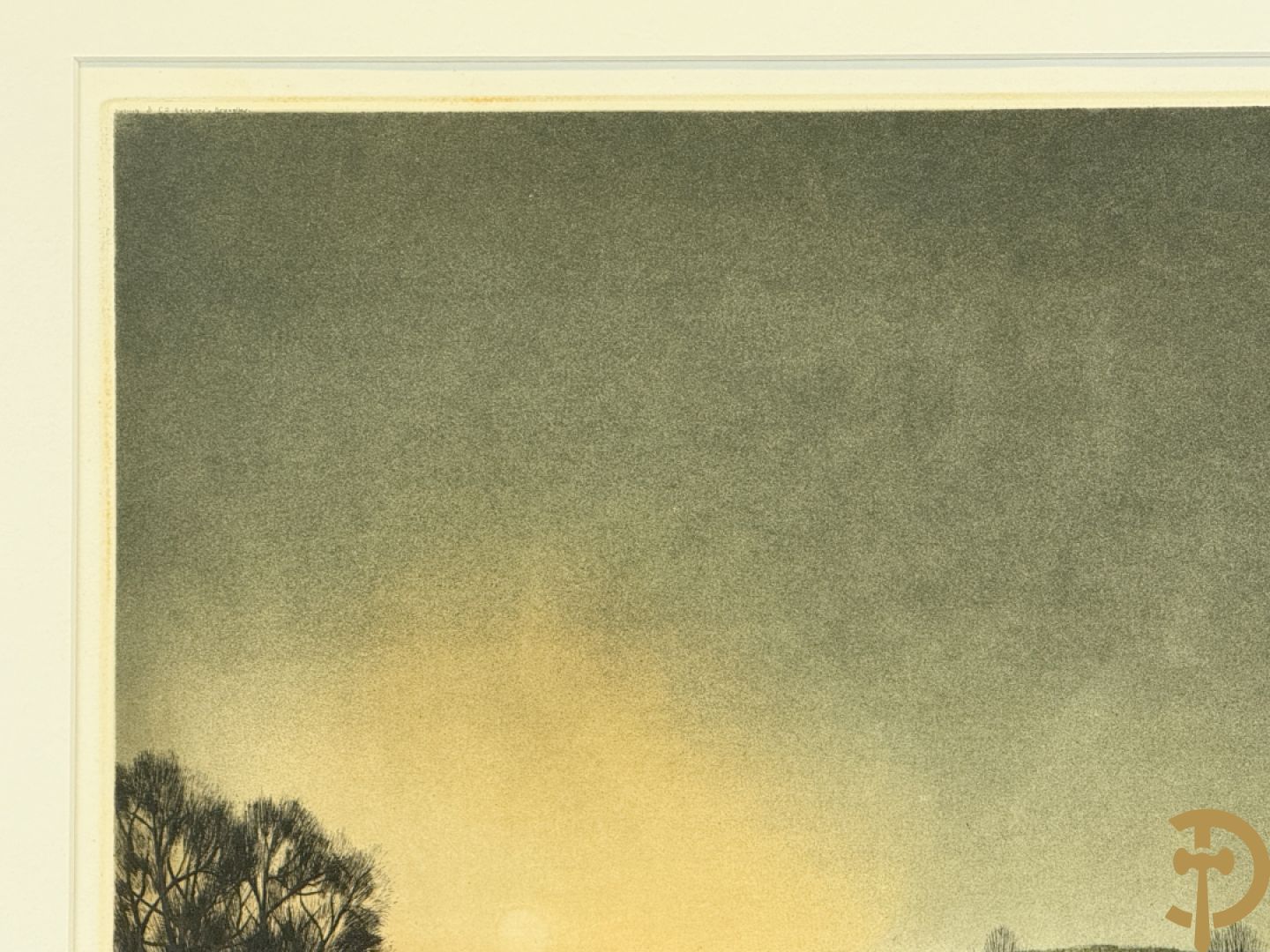 DE SAEDELEER Valerius in de plaat getekend 