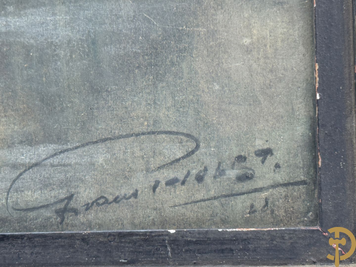 VAN HOLST G. getekend 