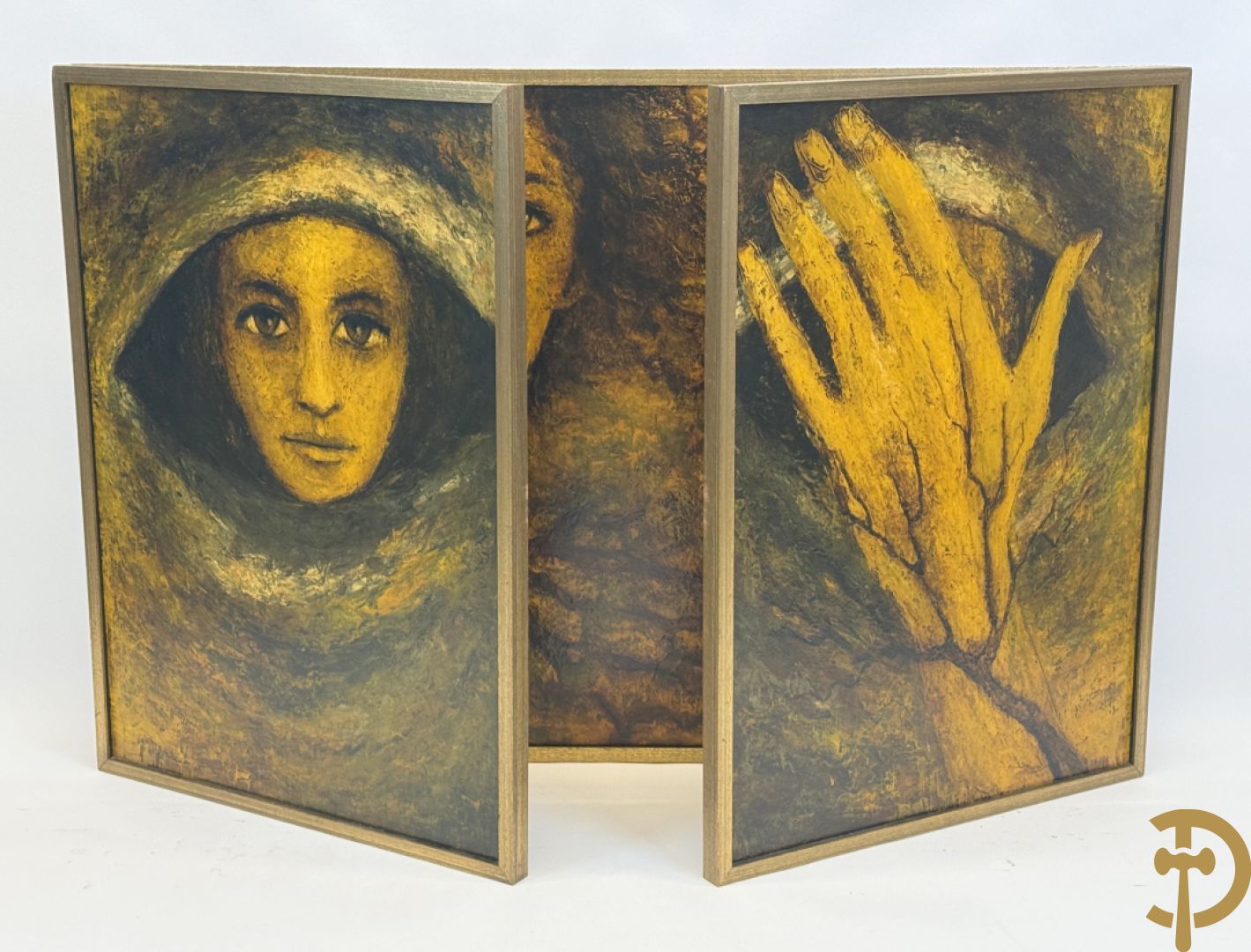 GRABA getekend - Triptiek : Binnenkant 