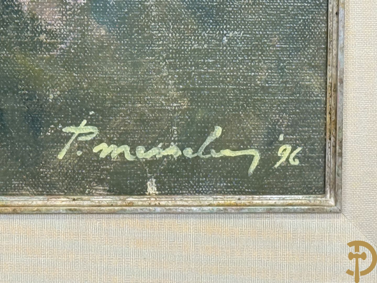 MESSELY P. getekend en verso gedateerd 