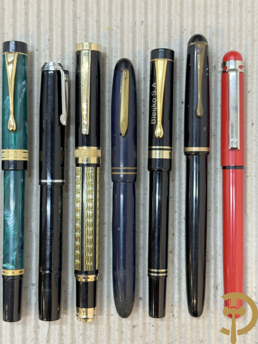 Vijftien oude vulpennen w.o. 5 uit de jaren 