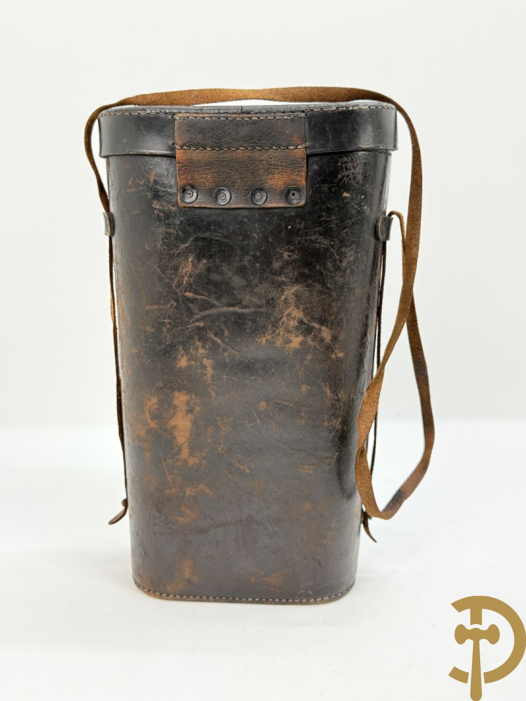 Duitse verrekijker in originele lederen etui, Carl Zeiss, WO II