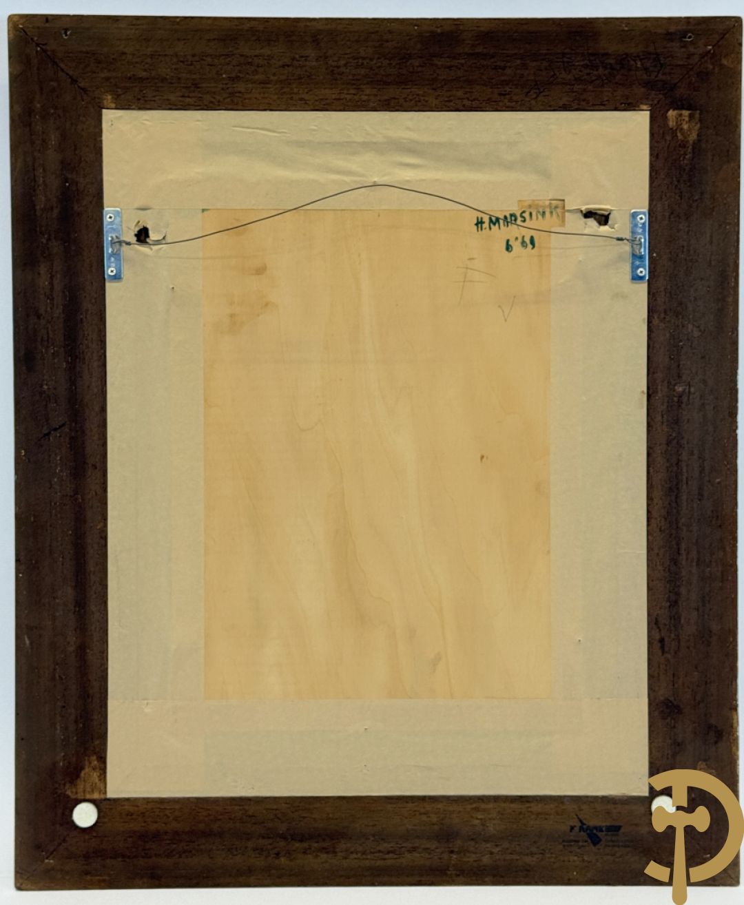 MORSINK H. getekend en 6/