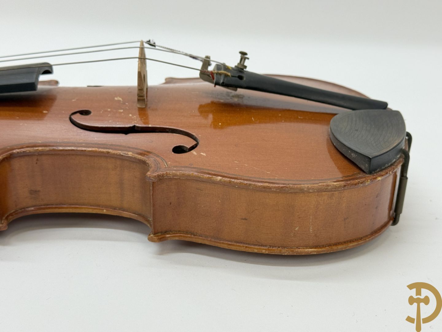 Oude viool, Caspar Da Salo N. Brescia getekend binnenin