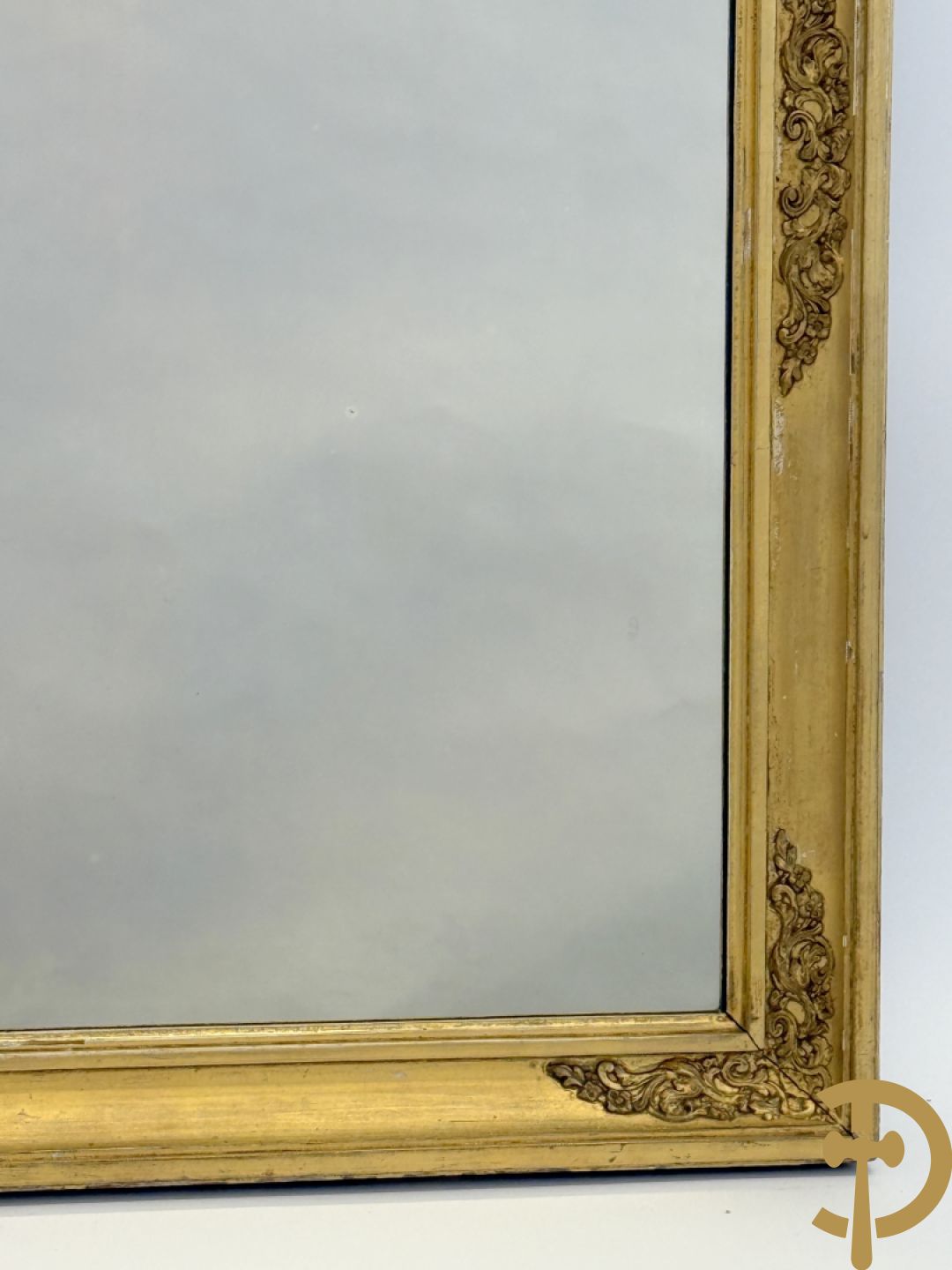 Vergulde Empire lijst met spiegel