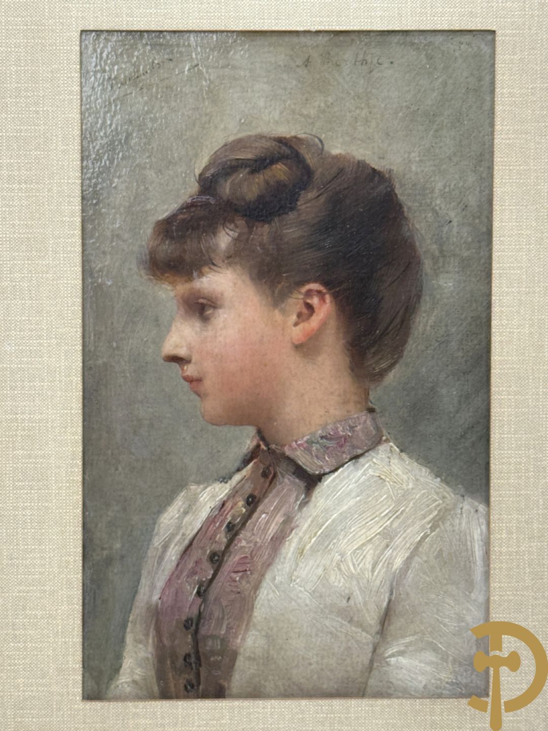 VAN DEN BOSCH Georges getekend links boven 