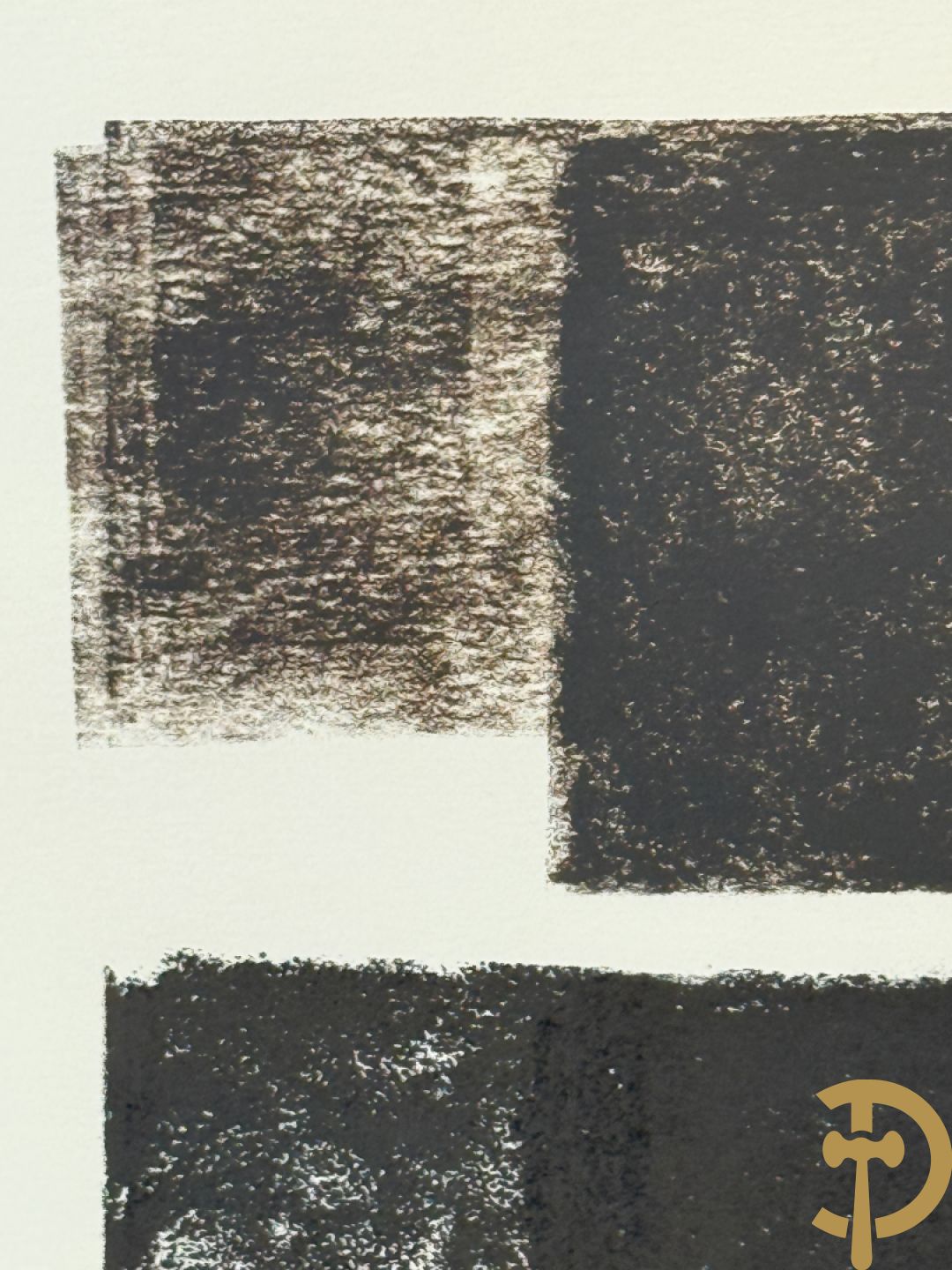 VERMEULEN NOËL getekend 1982 - drieluik acrylverf op papier