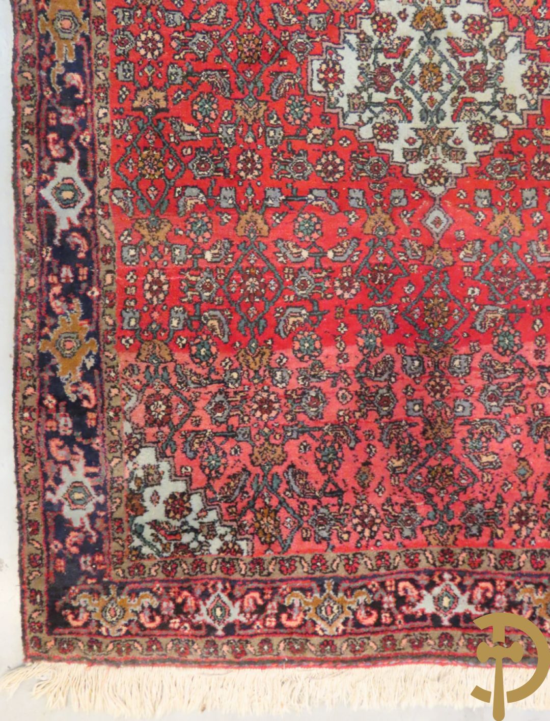 Perzisch handgeknoopt tapijt Senneh + Oosters handgeknoopt Bidjar + Oosters handgeknoopt tapijt Senneh