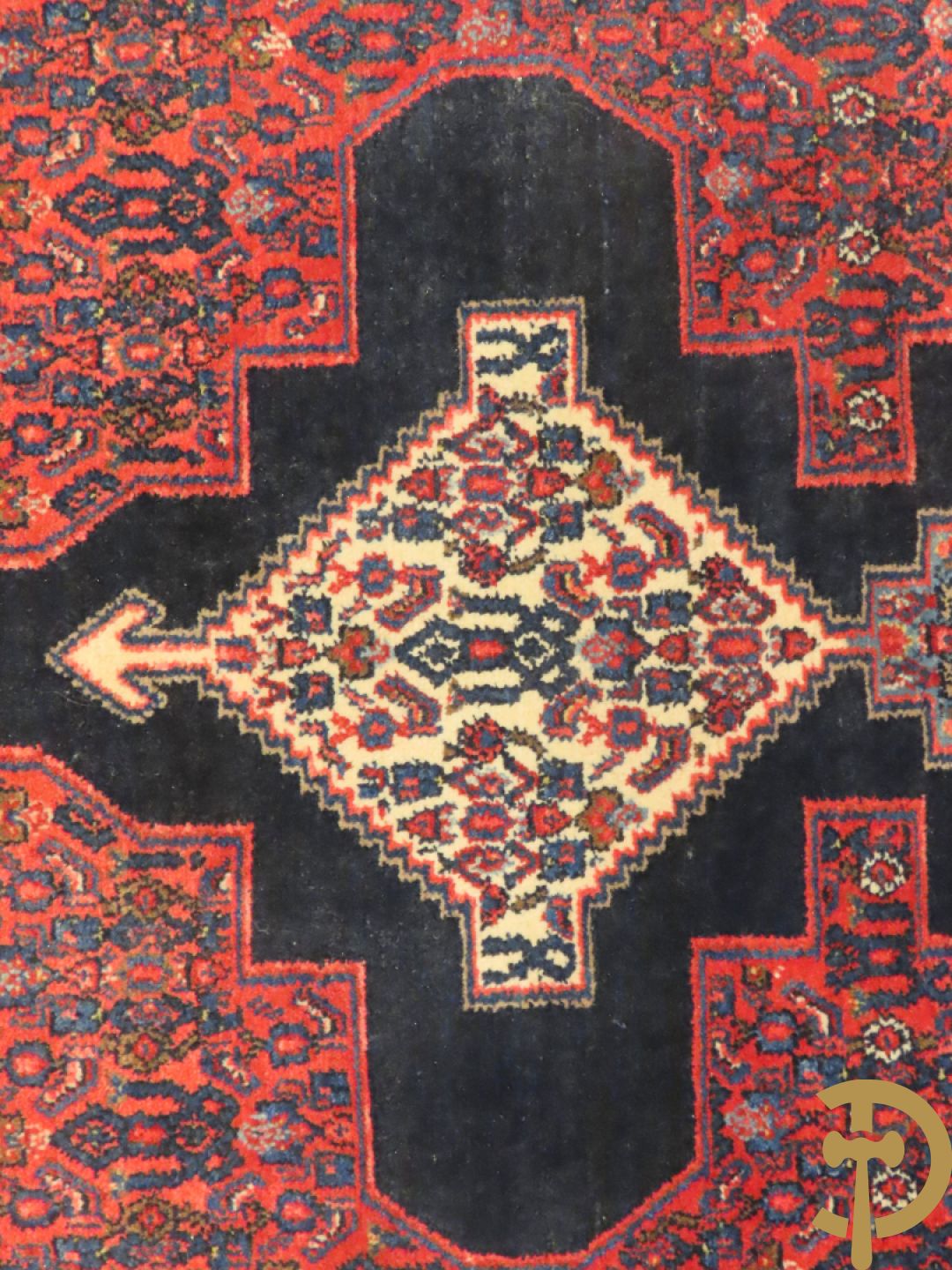 Perzisch handgeknoopt tapijt Senneh + Oosters handgeknoopt Bidjar + Oosters handgeknoopt tapijt Senneh