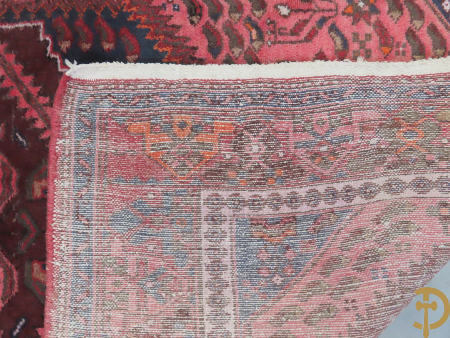 Twee oosterse handgeknoopte tapijten Hamadan