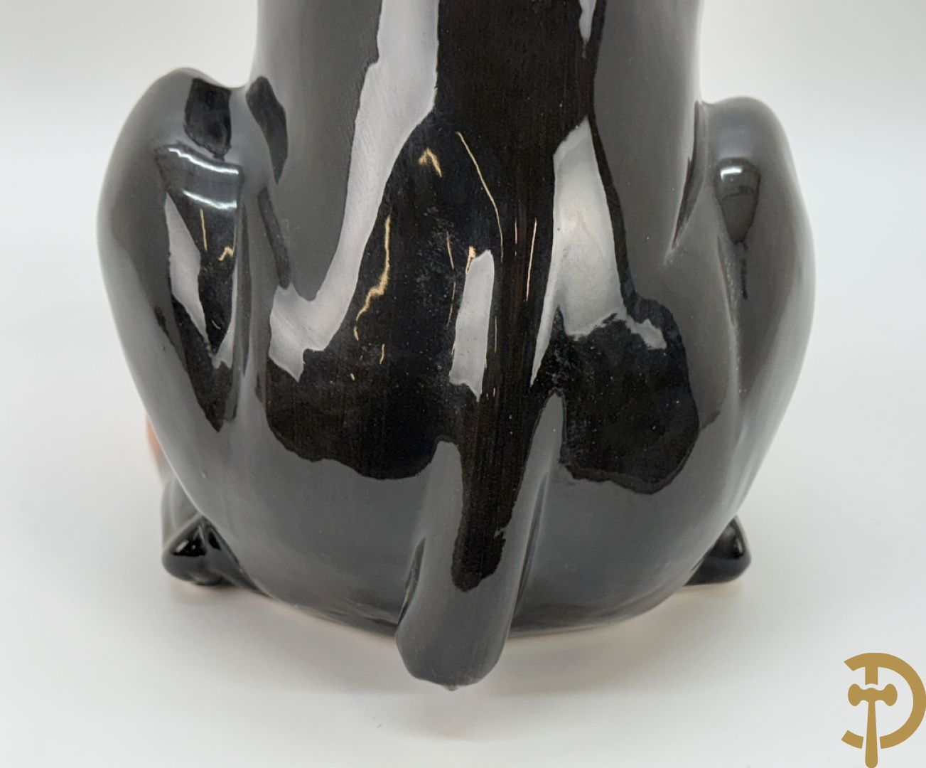 Dobberman in meerkleurige Italiaanse faience