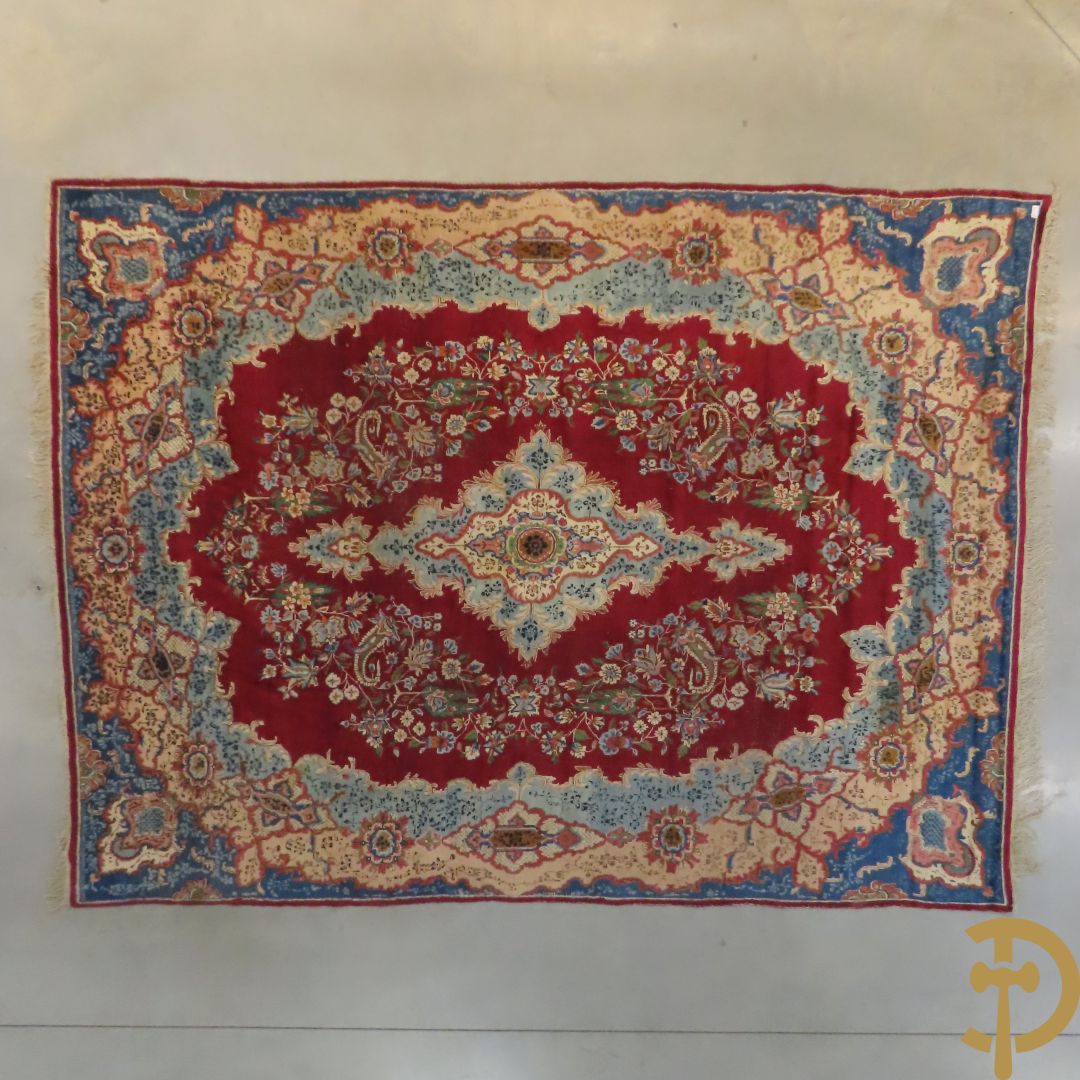 Oosters handgeknoopt tapijt Kirman Royal