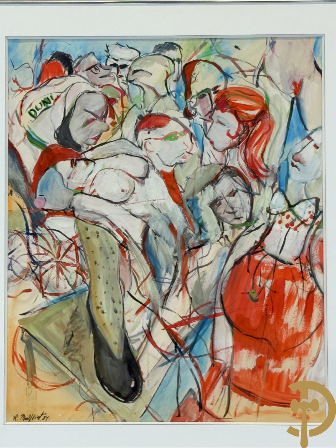 MALFLIET R. getekend 