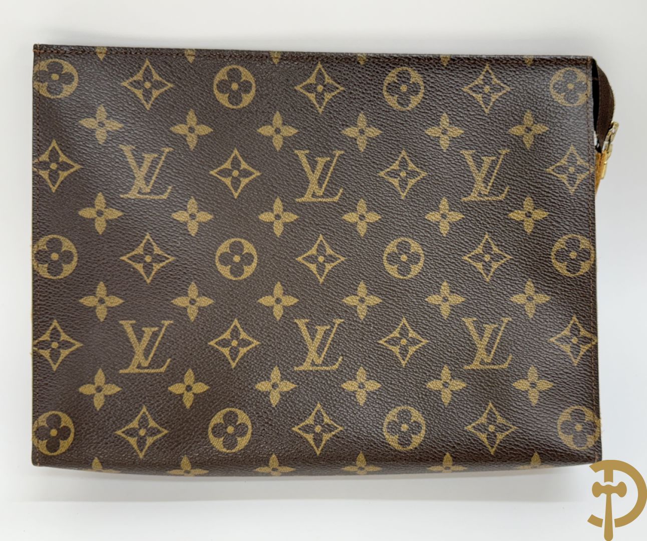 Grote en kleine toiletzak Louis Vuitton + agenda 2001  + portefeuille + tag + paraplu