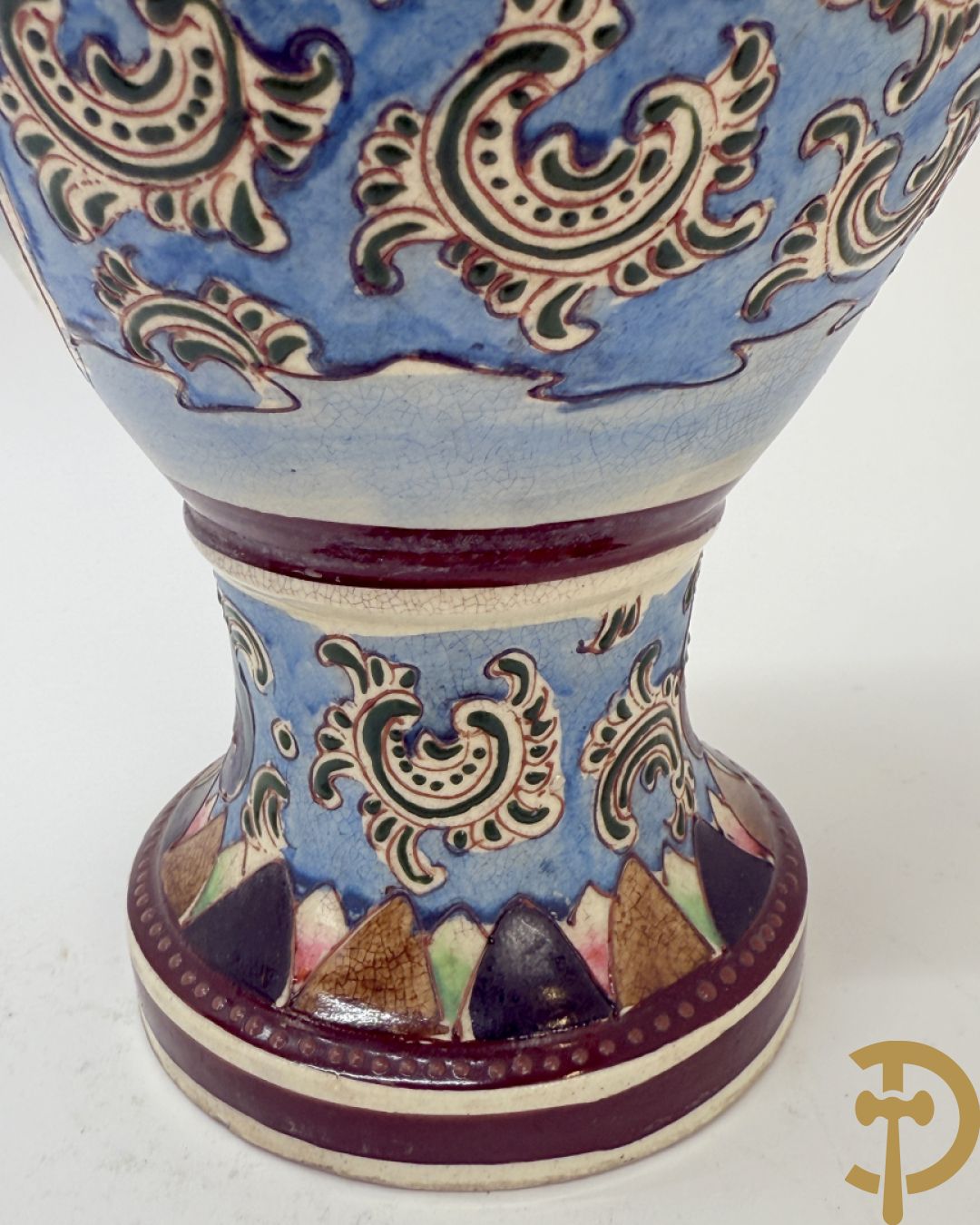 Paar Satsumat vazen met krijgertaferelen