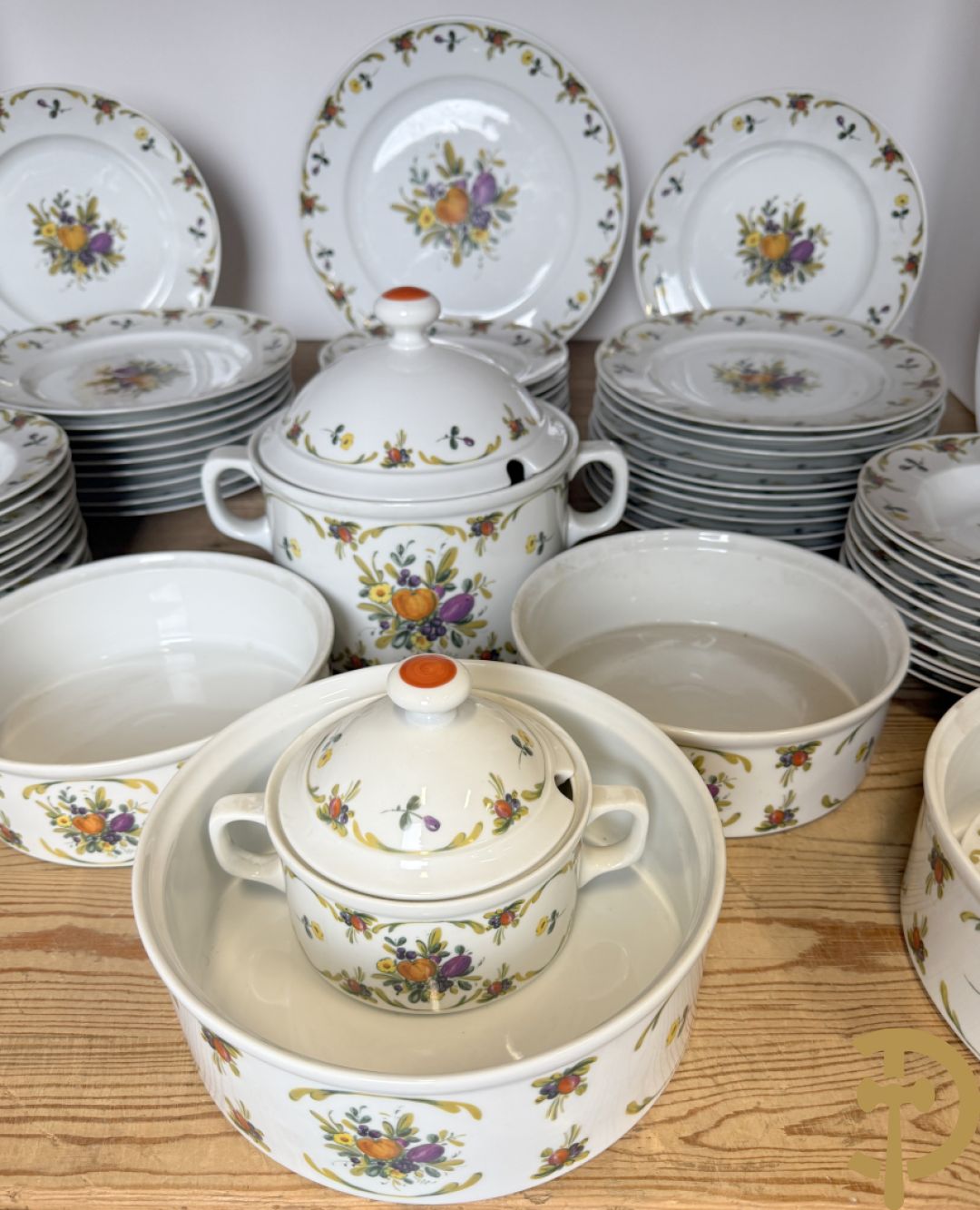 Porseleinen eetservies, Royal Tettau Bavaria Germany