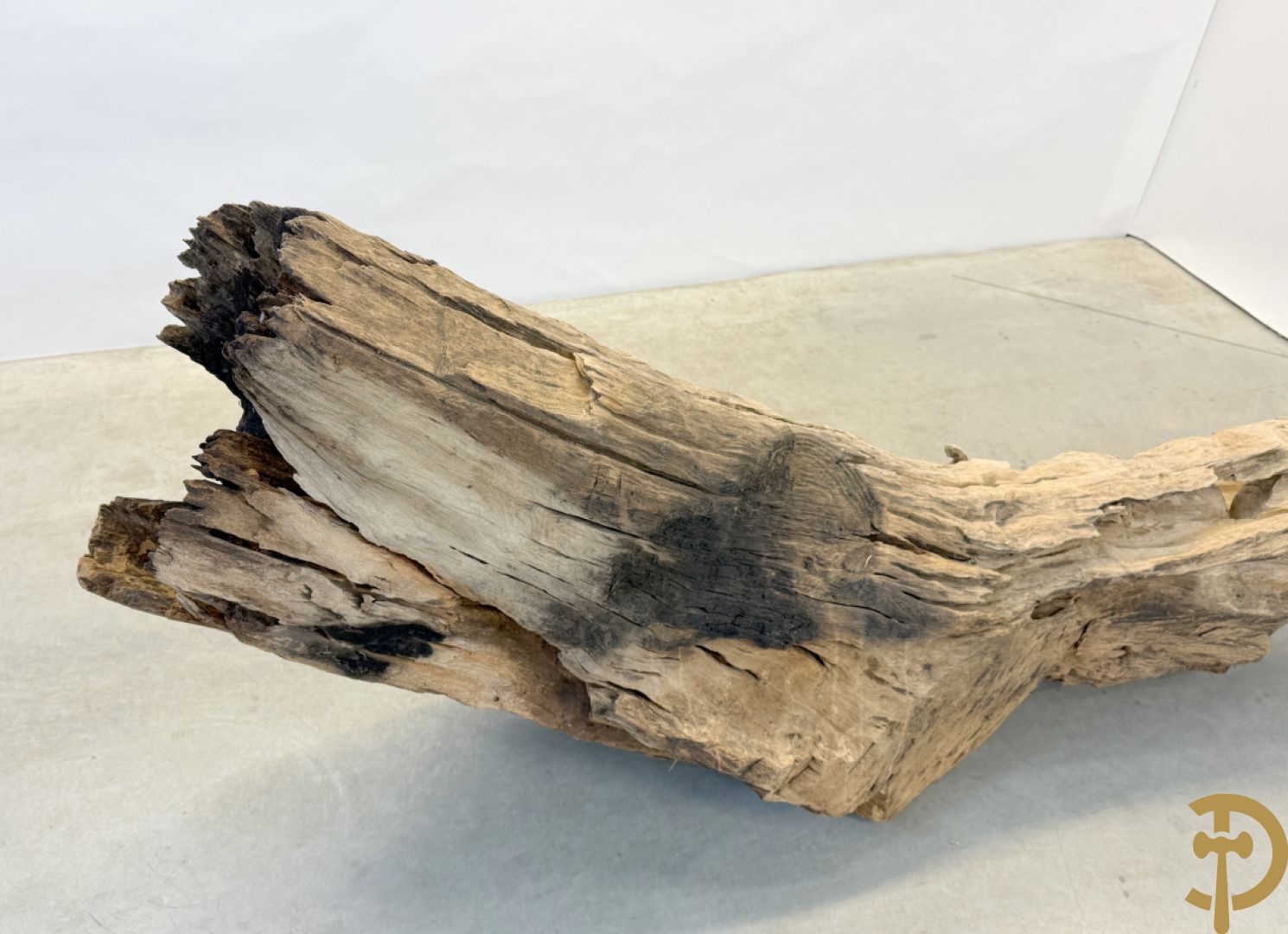 Teakhouten Aziatische sculptuur van groep olifanten