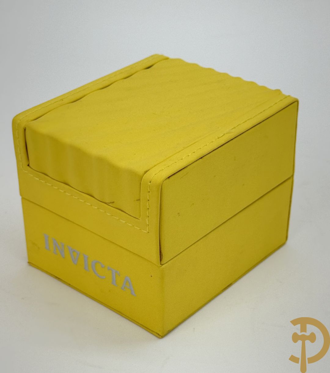 Collectors herenuurwerk, Invicta, bezet met drakendecor, met bijhorende box