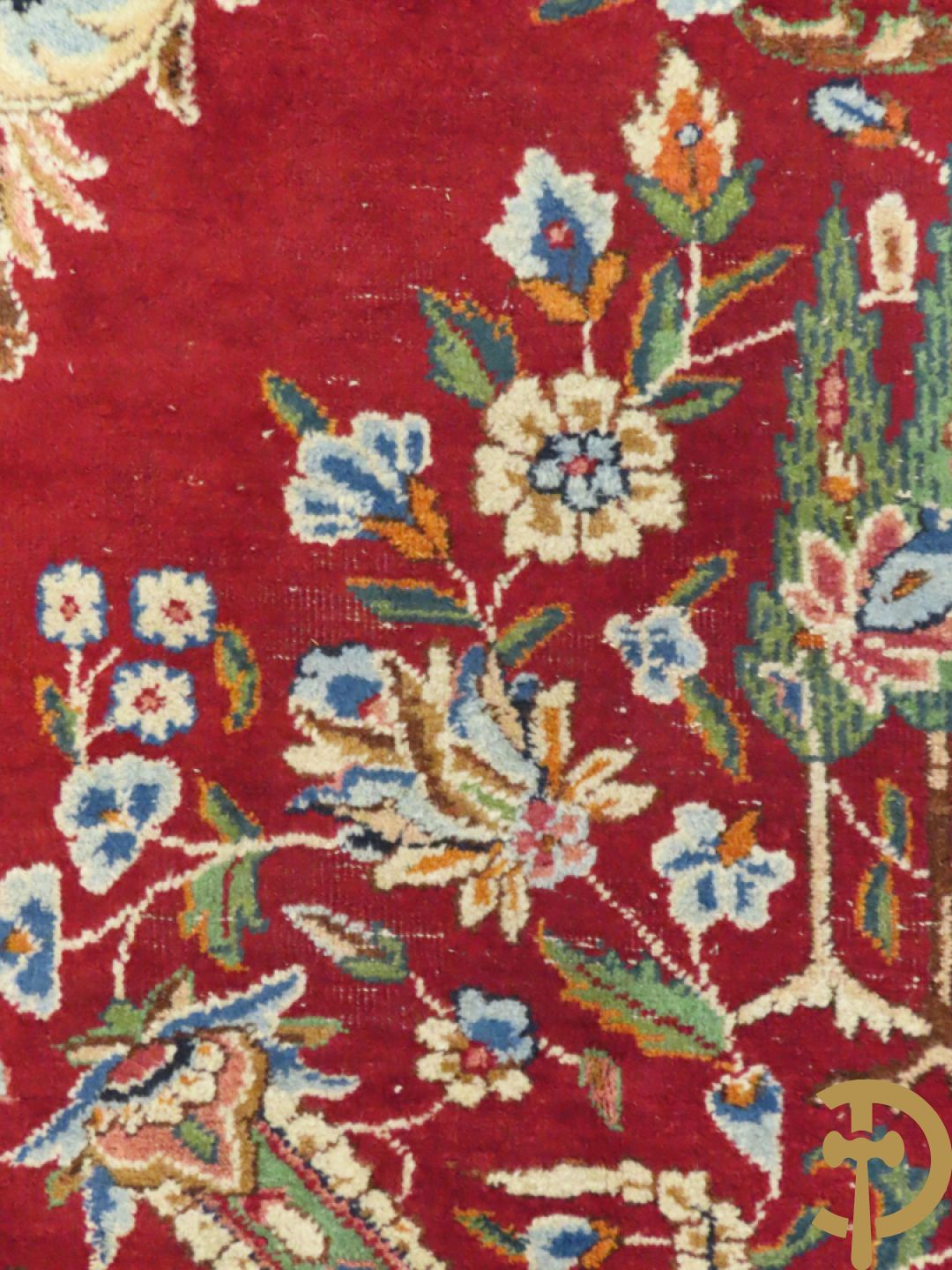 Oosters handgeknoopt tapijt Kirman Royal