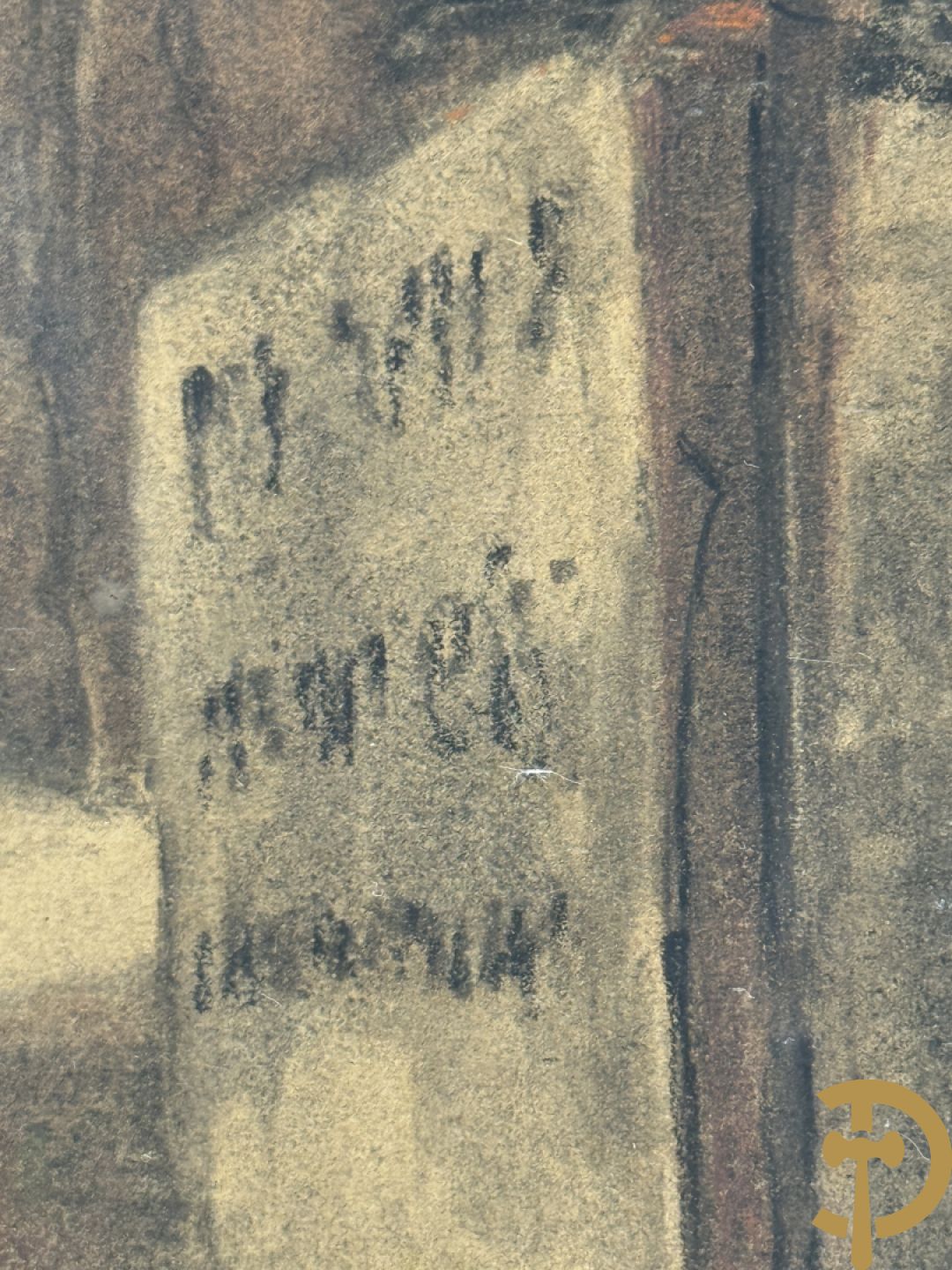 VAN HOLST G. getekend 