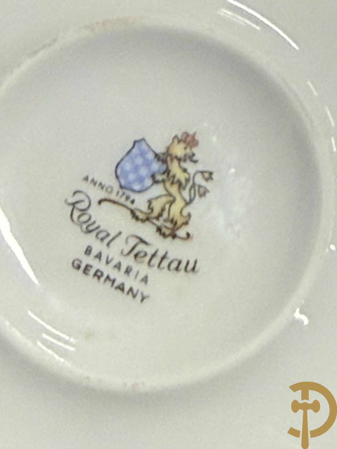 Porseleinen eetservies, Royal Tettau Bavaria Germany