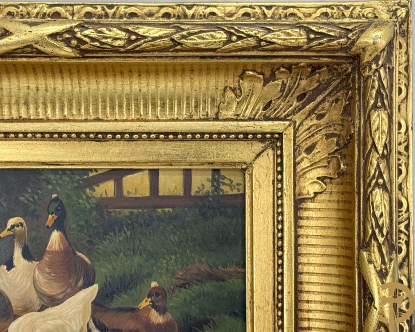 Onleesbaar getekend rechts onder 