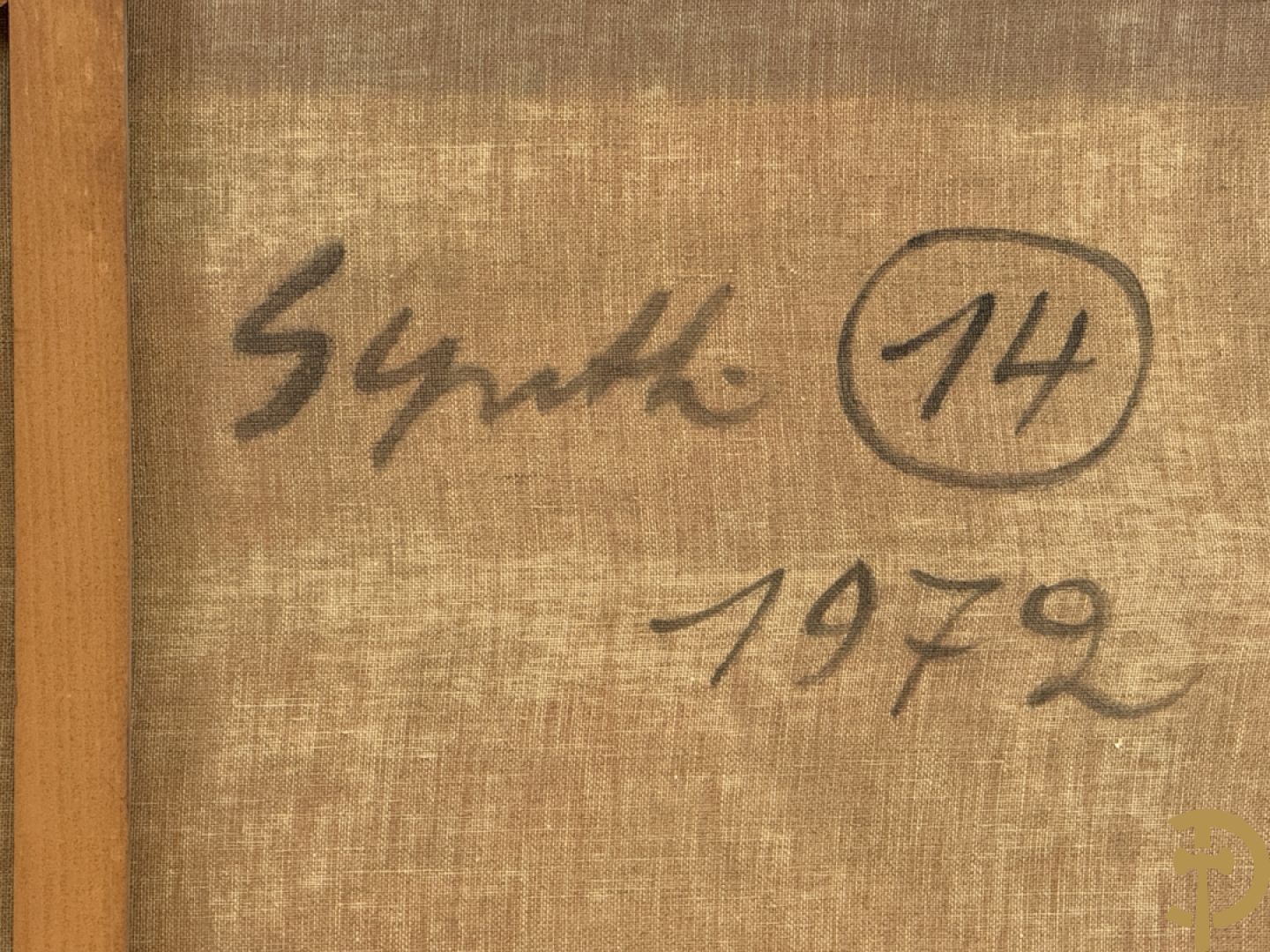 VERMEULEN NOËL getekend verso 1972 