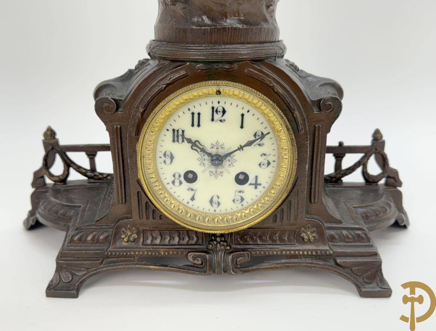 Driedelige zamak garnituur 