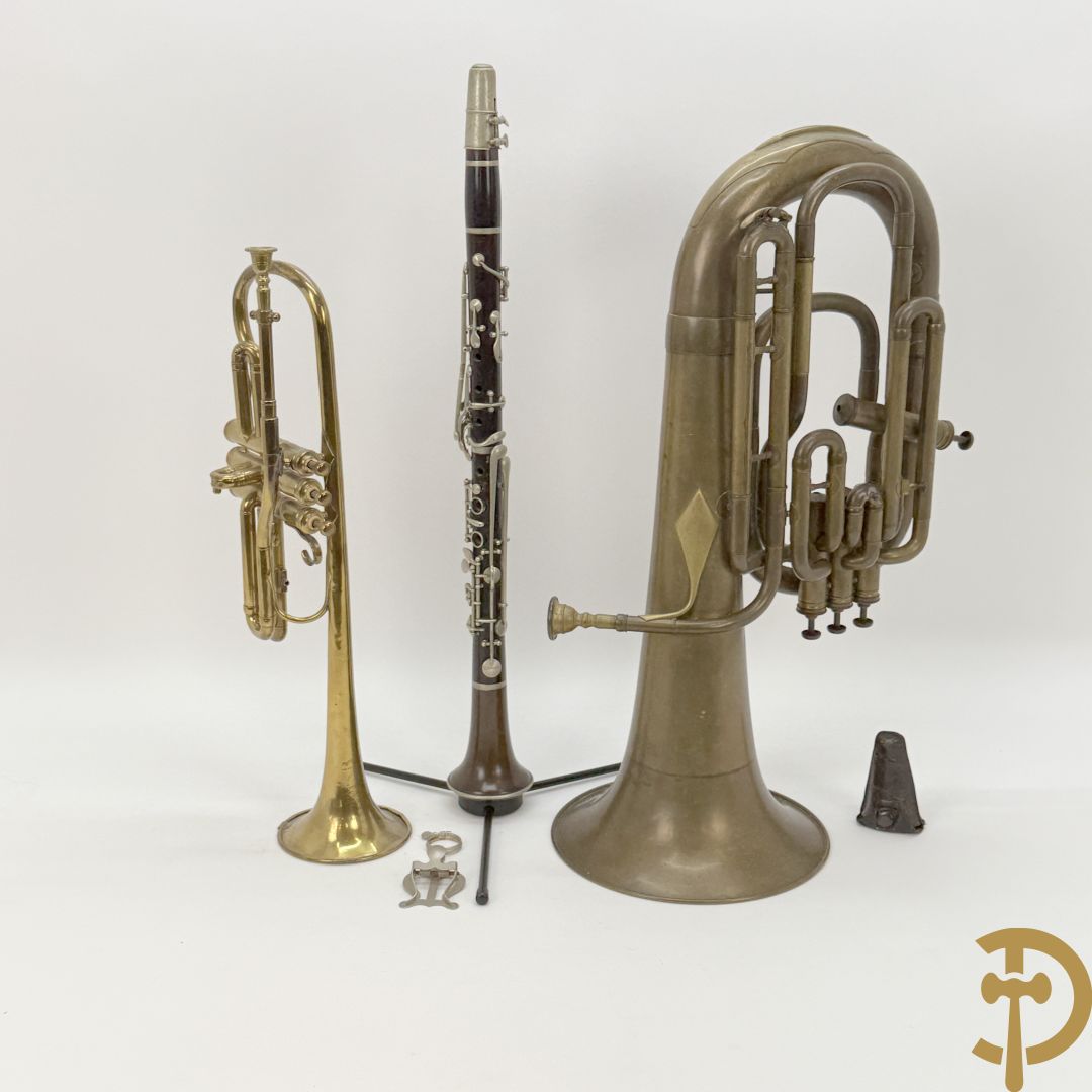 Klarinet + 2 trompetten