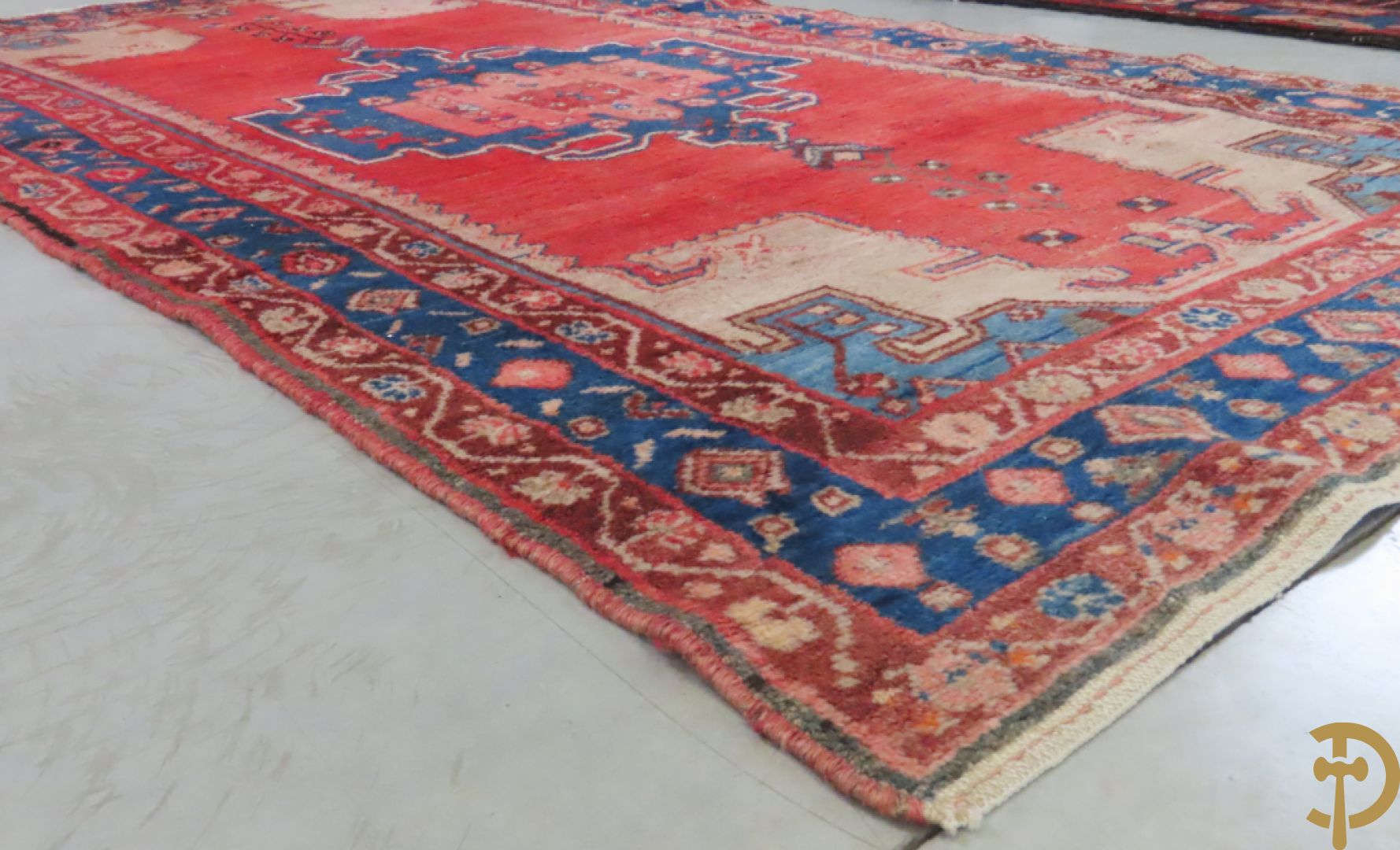 Twee oosterse handgeknoopte tapijten Hamadan