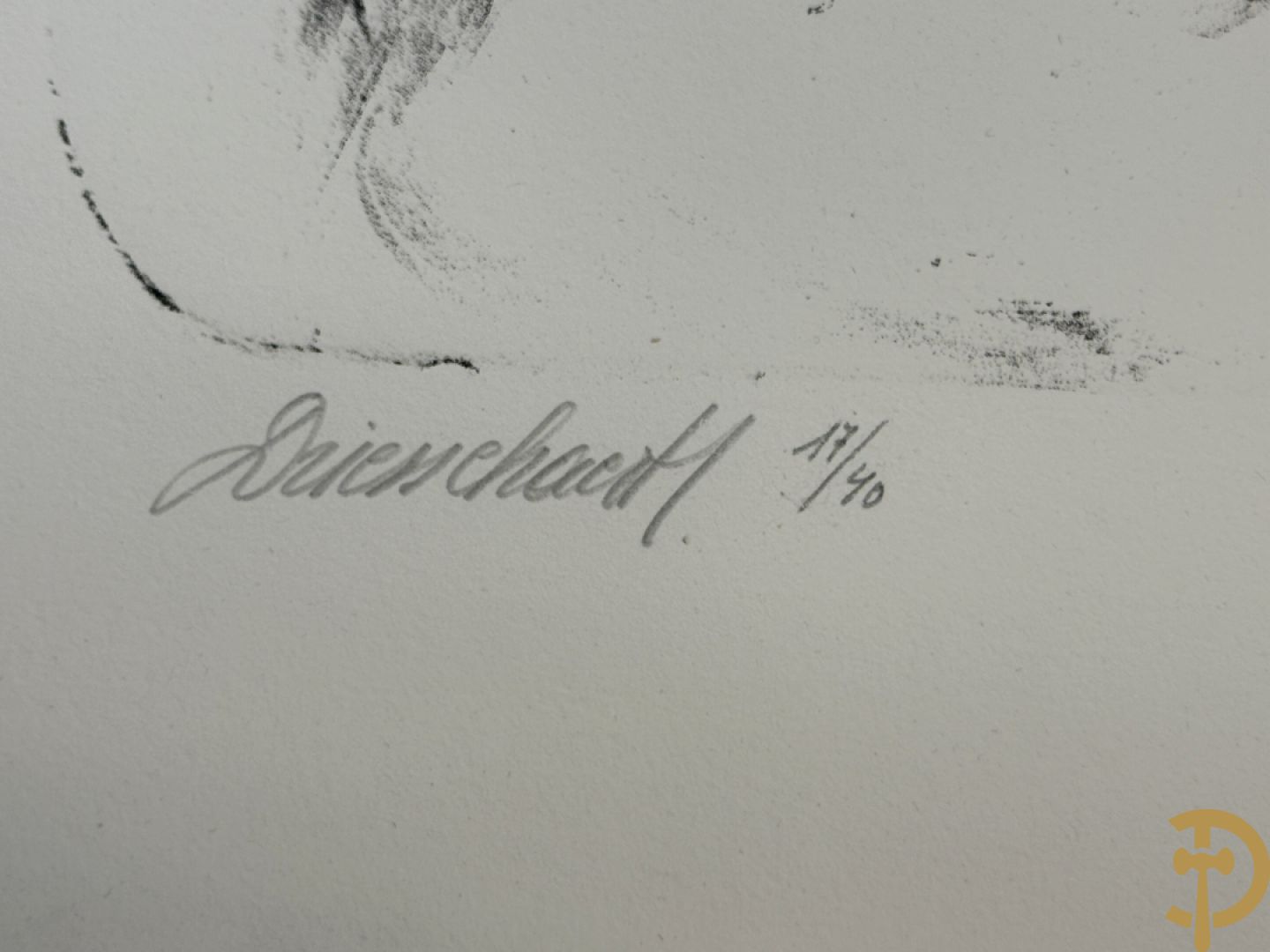 DRIESSCHAERT H. get. Kunstmap met 15 lithografieën met inleidend woord van Gaby Gyselen - 17/40 + DRIESSCHAERT getekend 