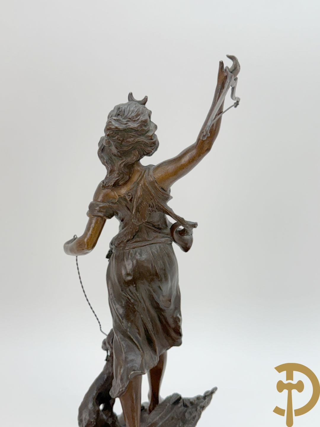 Driedelige zamak garnituur 