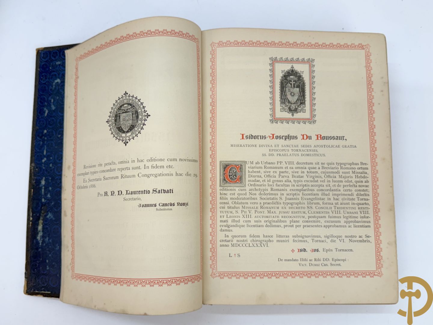 Reeks oude theologische boeken met lederen kaft 17e-18e w.o. Moralis Christiana, Missale Romanum  en Bibliorum Concordantia