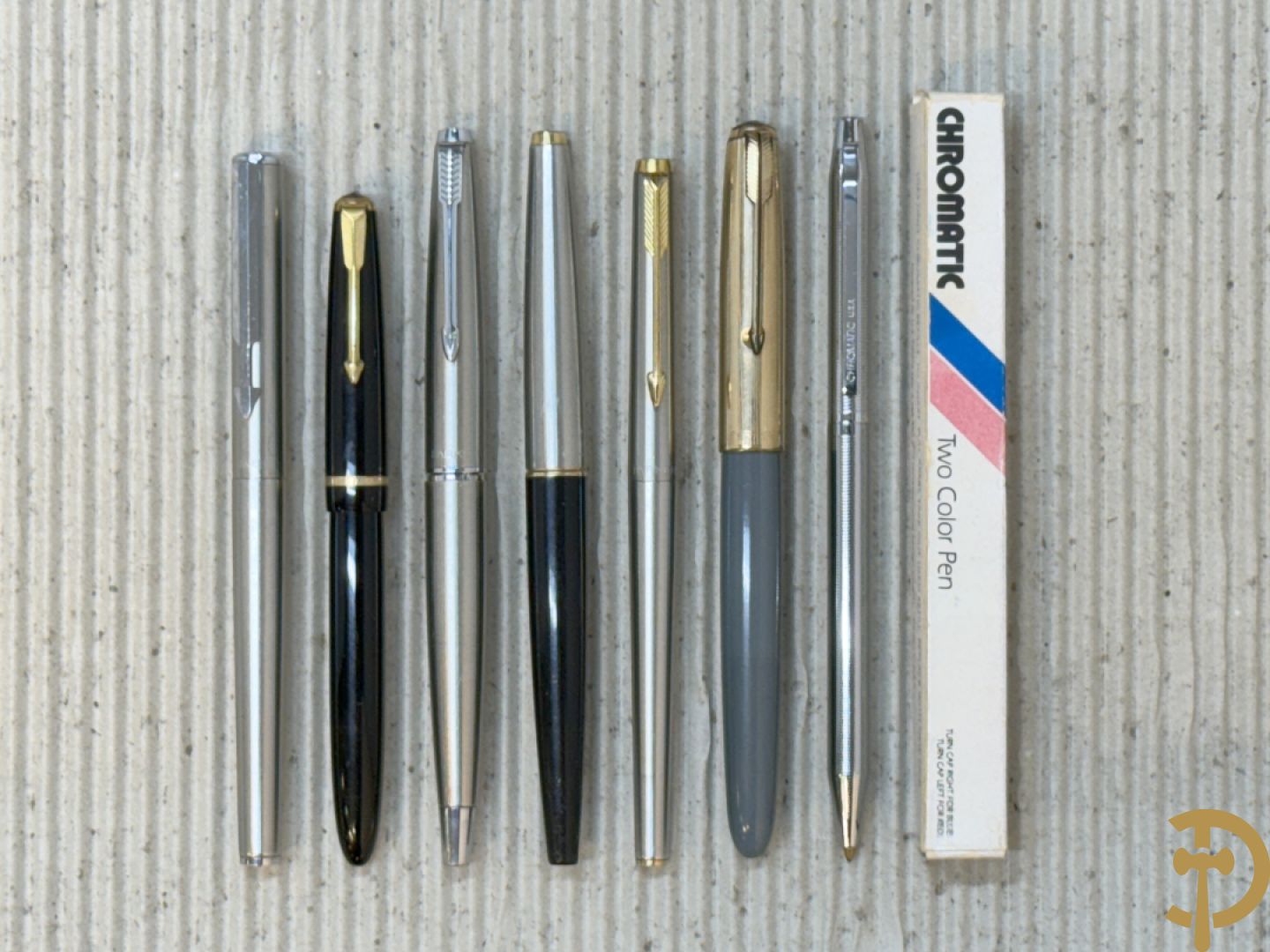 Zeven vulpennen Parker