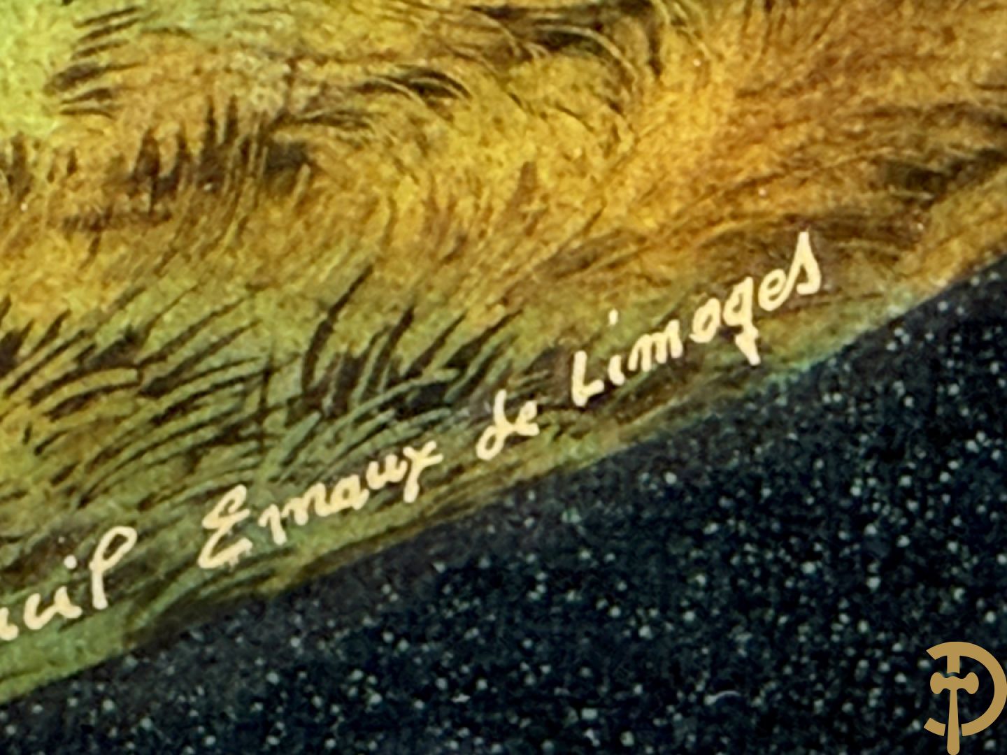 GRAFEUIL A. getekend Emaux de Limoges 