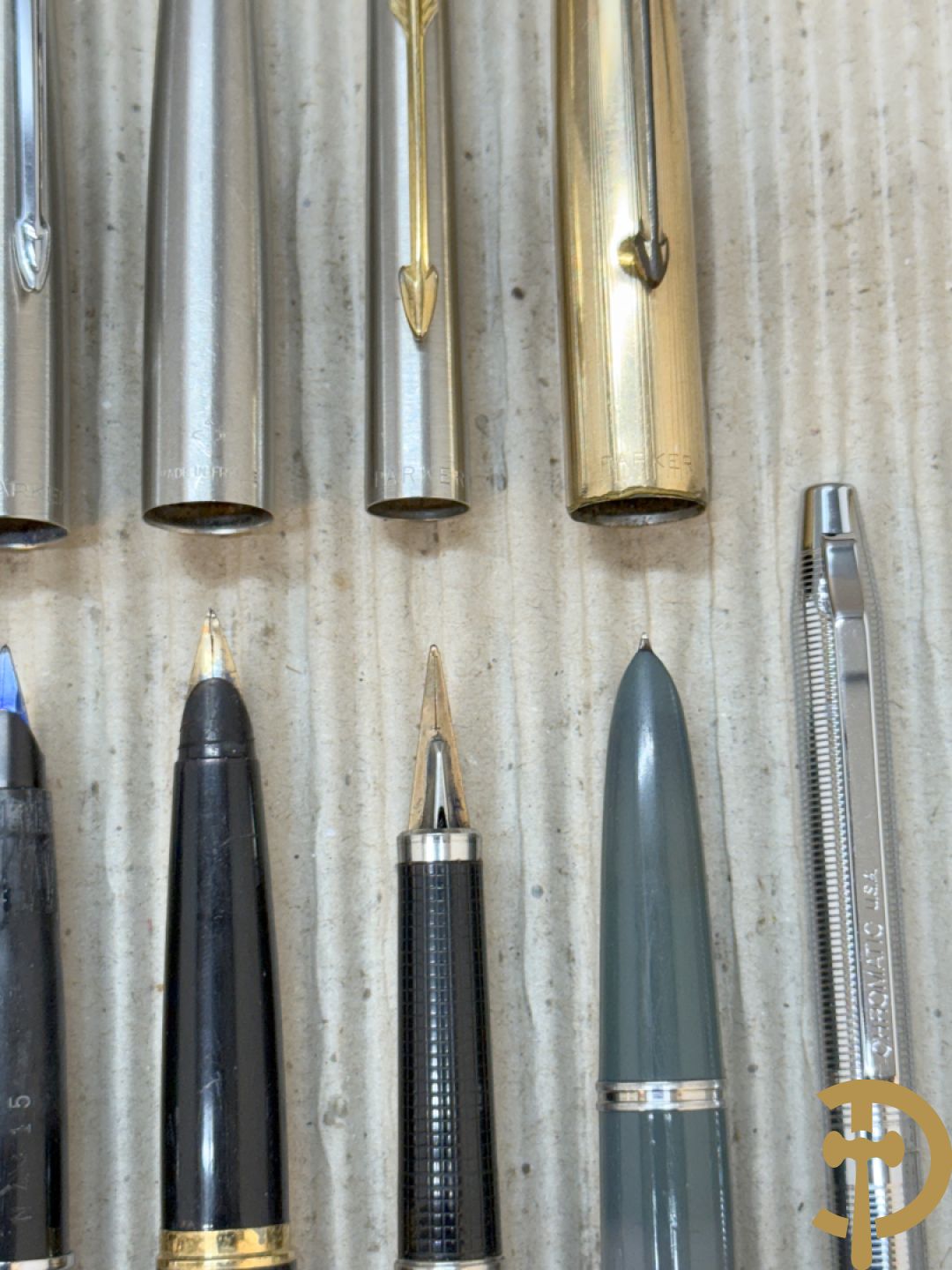 Zeven vulpennen Parker