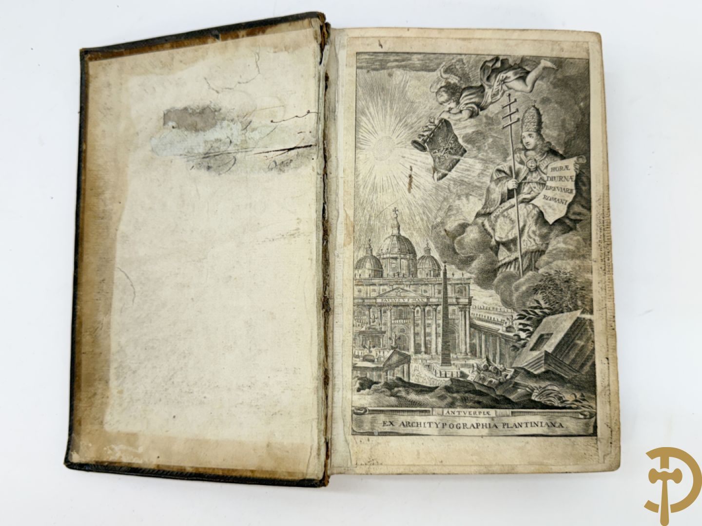 Reeks oude theologische boeken met lederen kaft 17e-18e w.o. Moralis Christiana, Missale Romanum  en Bibliorum Concordantia