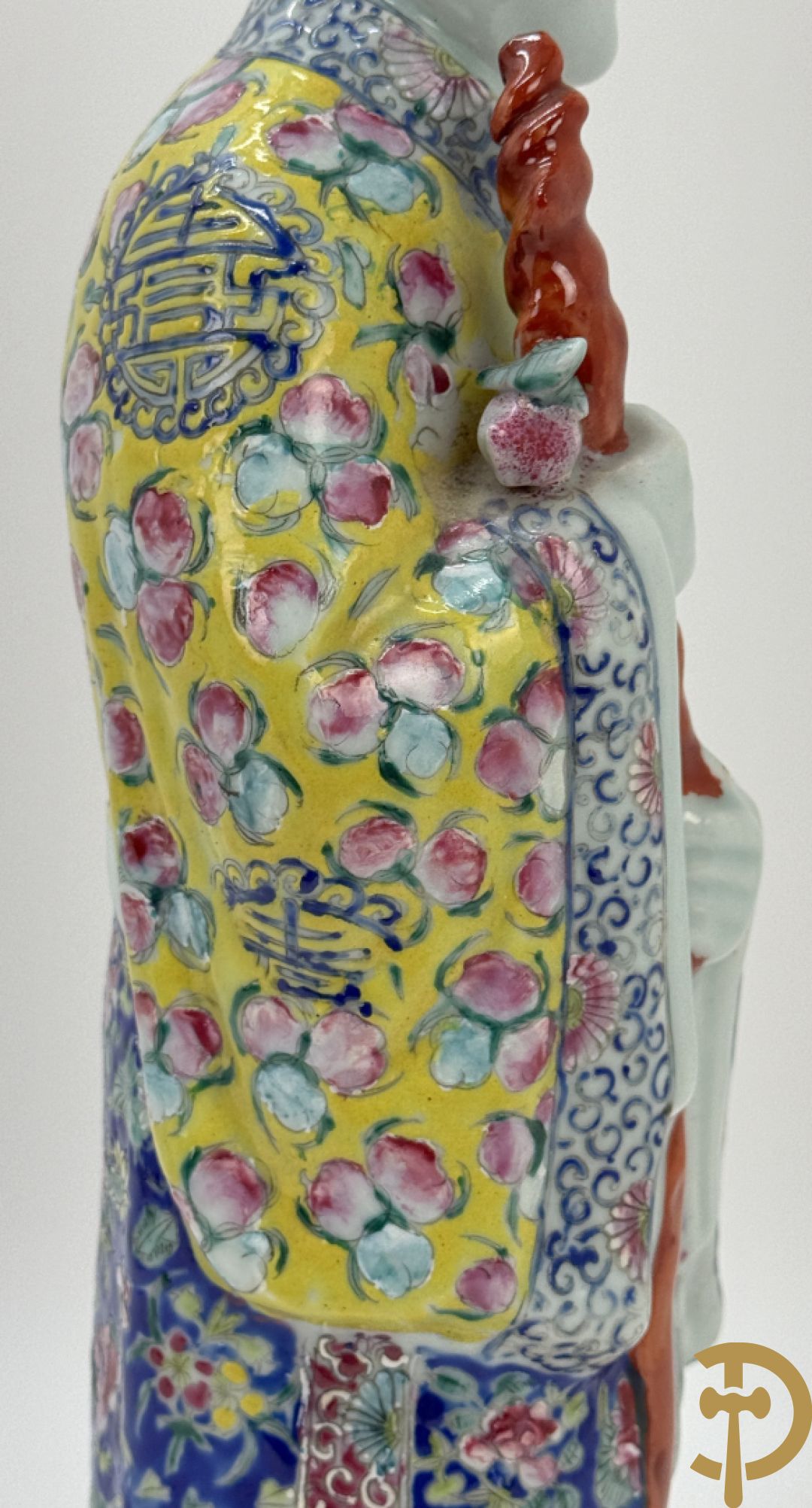 Chinese porseleinen handgekleurde wijsgeer