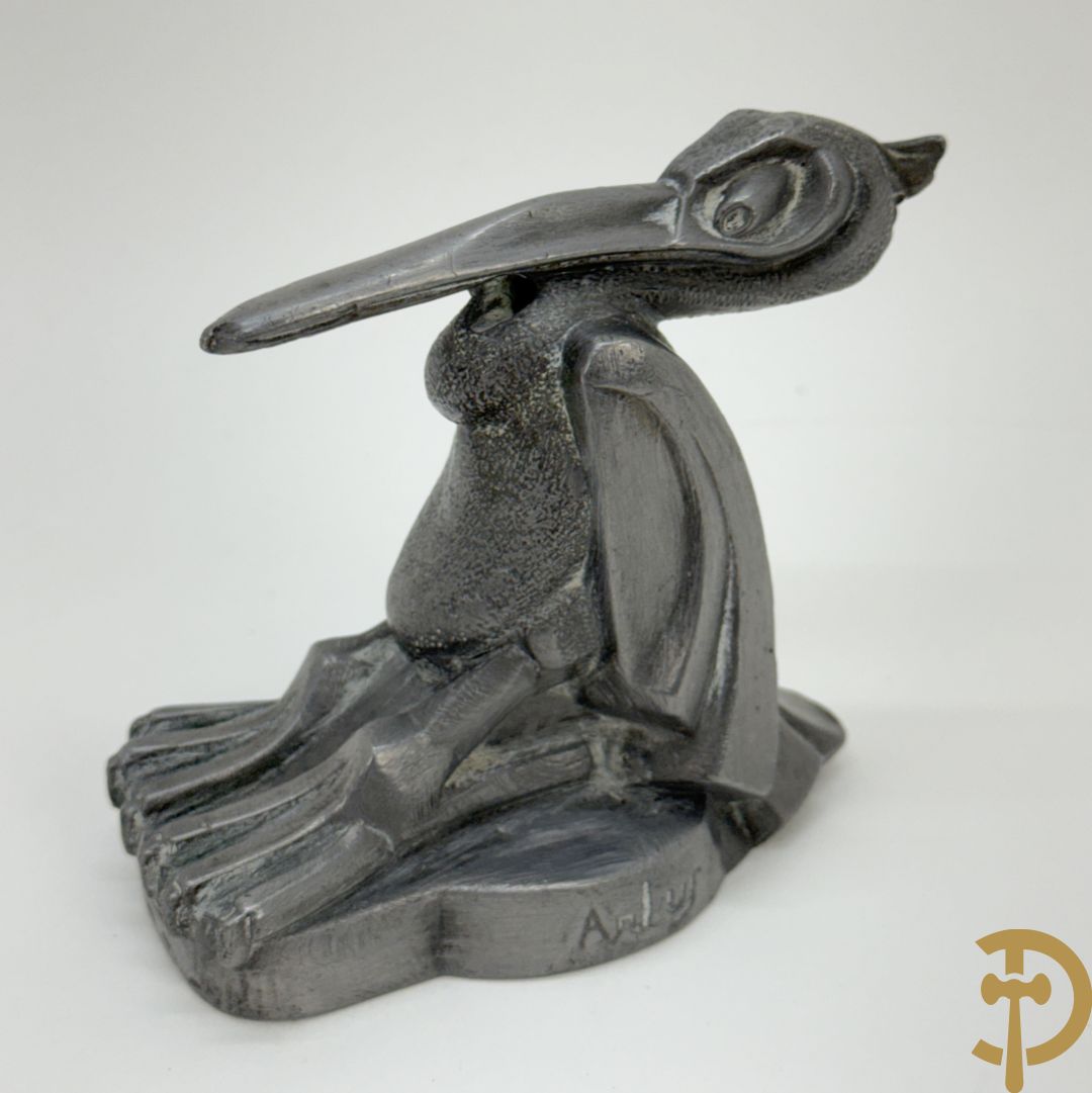 Mascotte voor een auto : ARTUS get. (pseudoniem Max Le Verrier) 