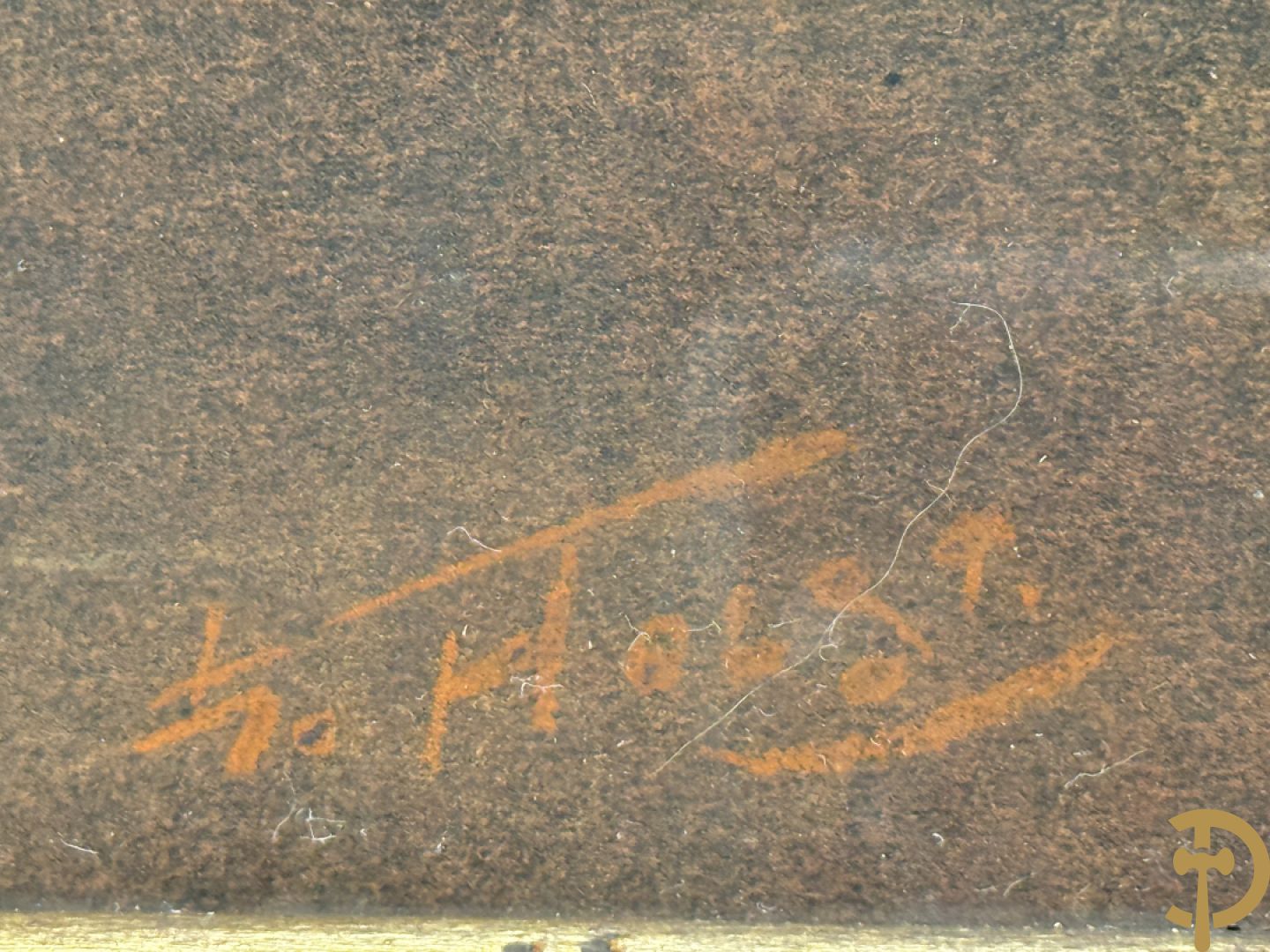 VAN HOLST G. getekend 