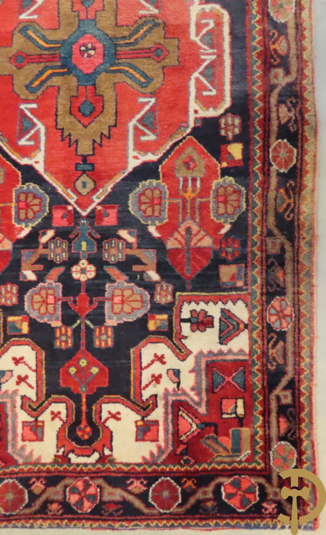 Drie oosterse handgeknoopte tapijten Kaukasus