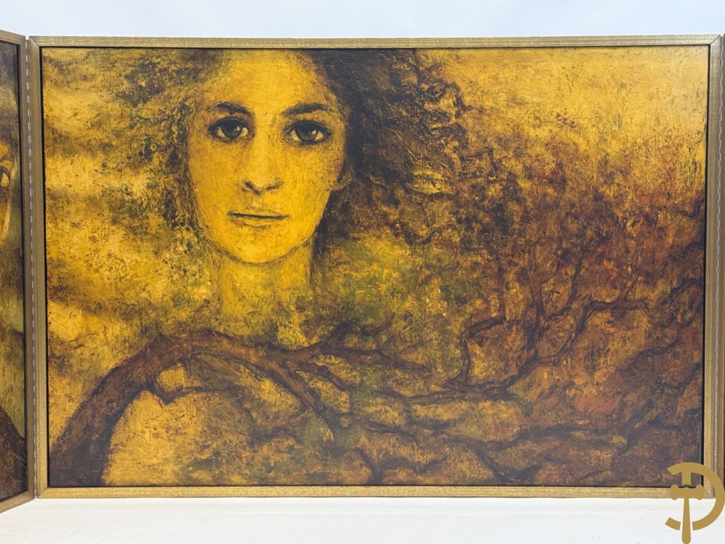 GRABA getekend - Triptiek : Binnenkant 