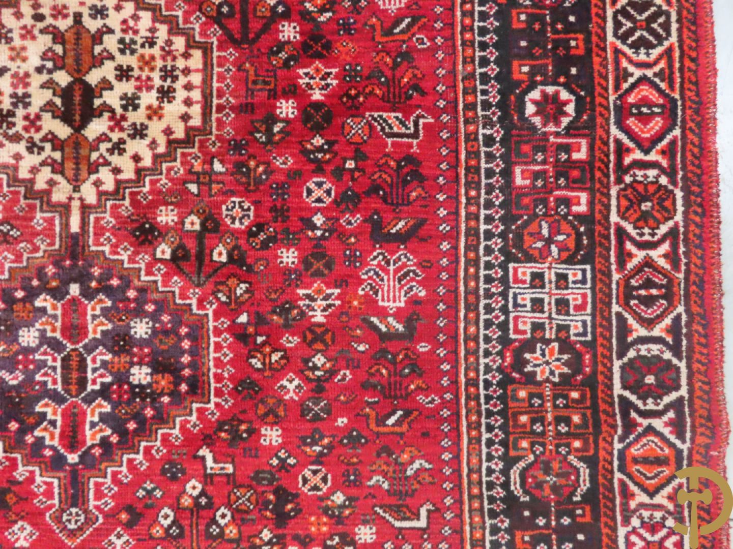 Oosters handgeknoopt tapijt Shiraz