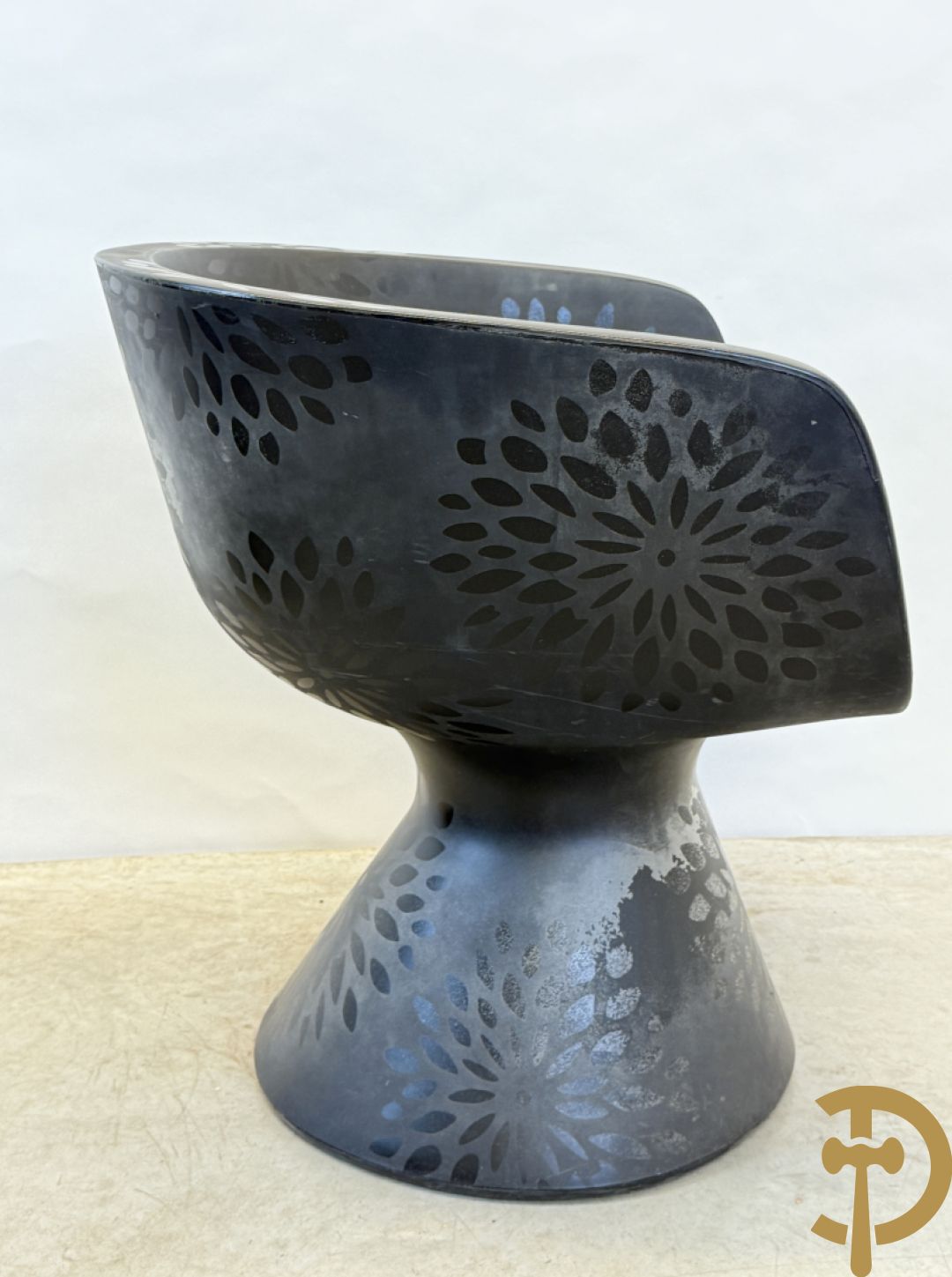 Paar plexi armzetels Zanotta, model Dora Outdoor