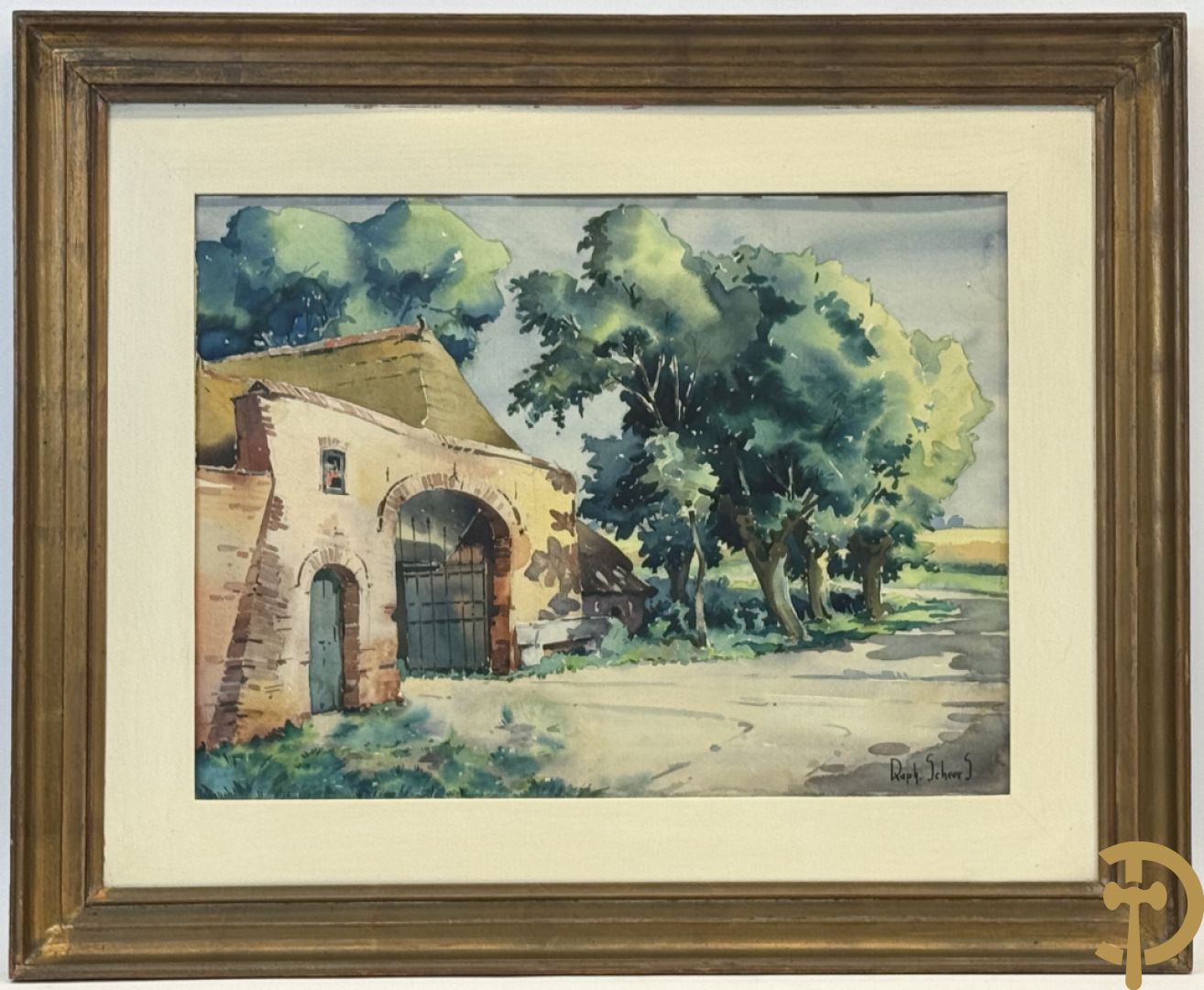 SCHEERS Raph. getekend 