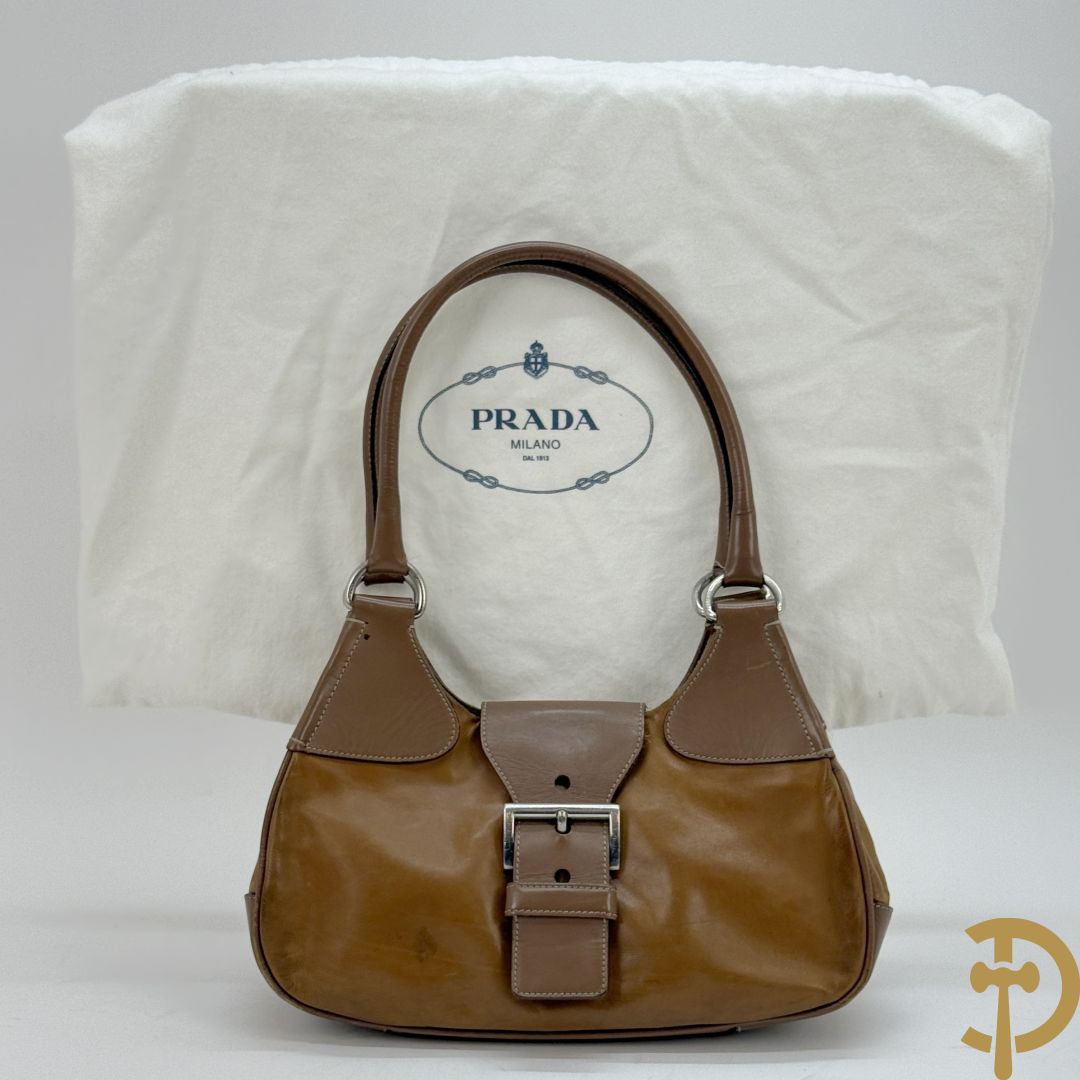 Vintage handtas Prada met bijhorende stofzak