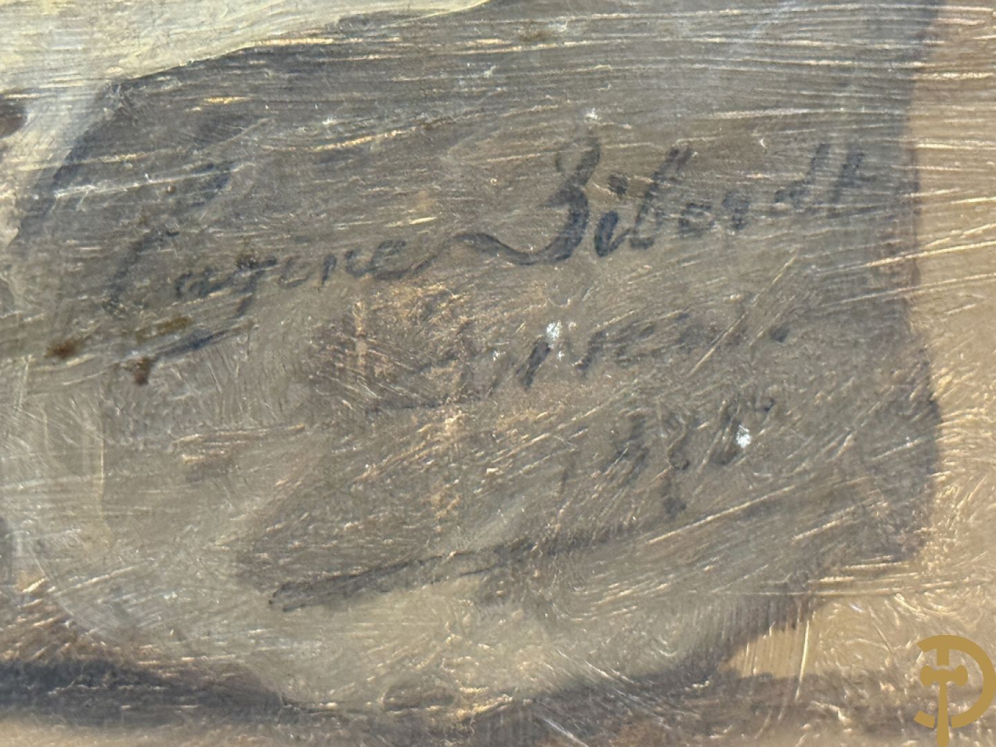 SIBERDT Eugène getekend Anvers 1875 