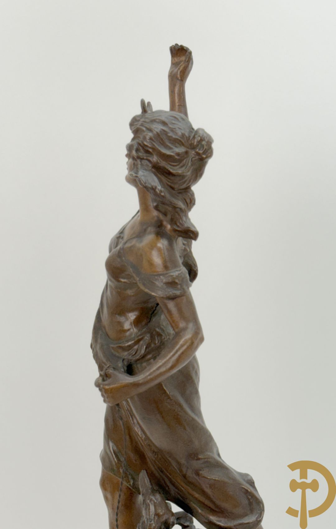 Driedelige zamak garnituur 